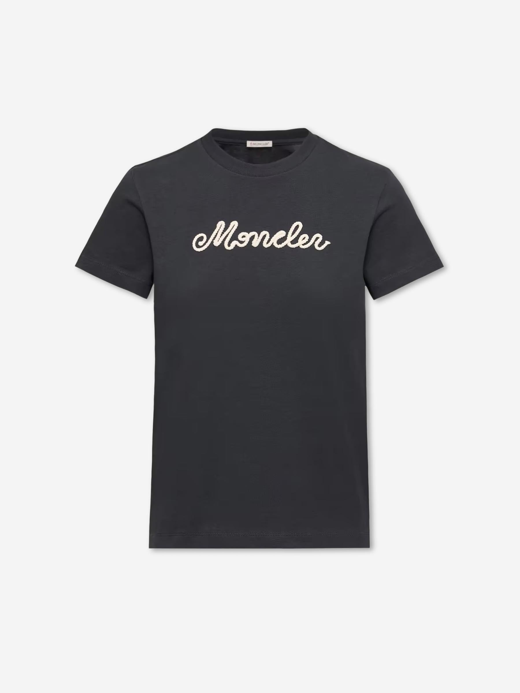 Оригінальна Round Neck T-Shirt Moncler – боковий вид
