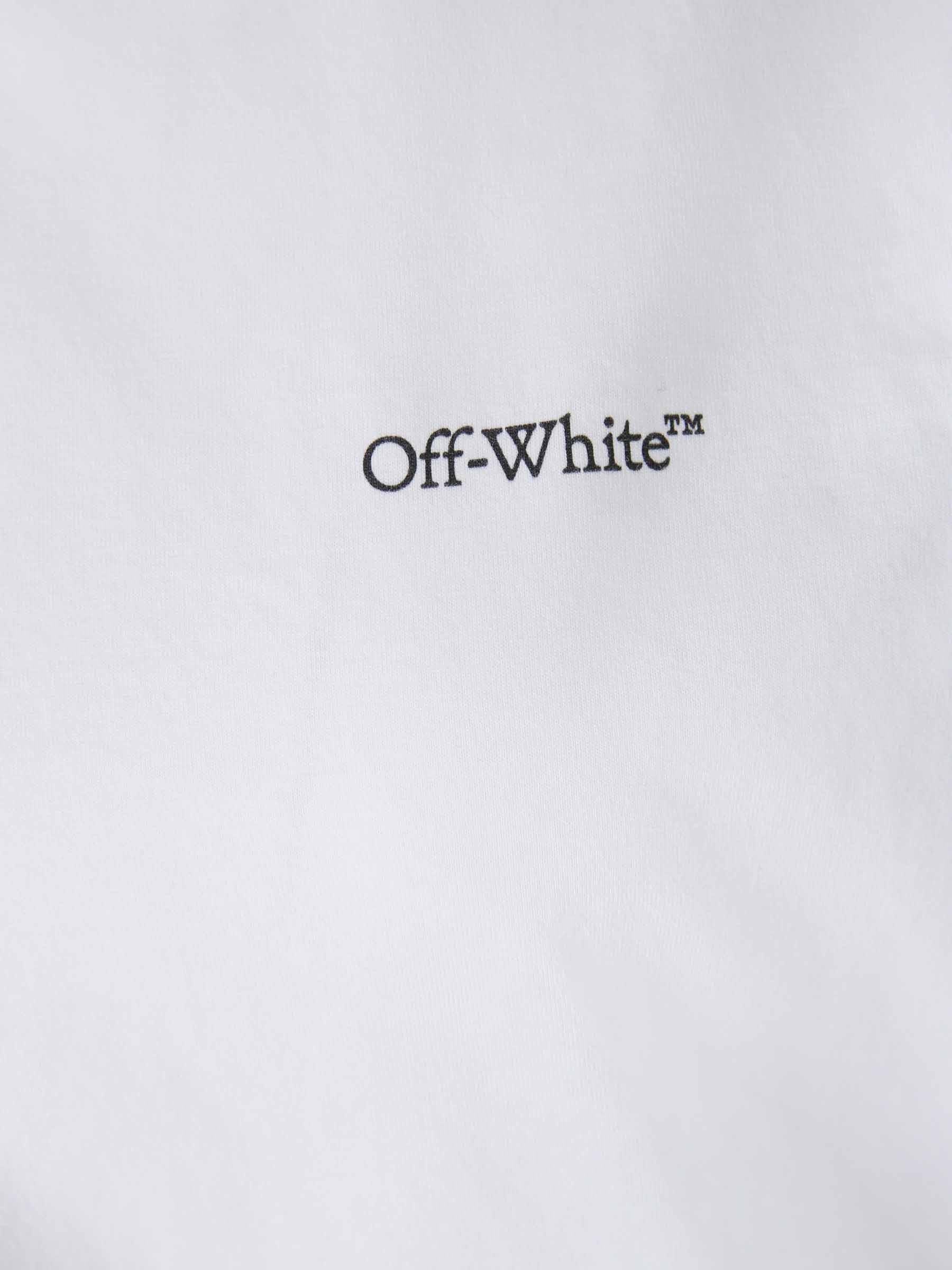 Round Neck T-Shirt Off-white – Гарантія оригінальності – збільшений вид