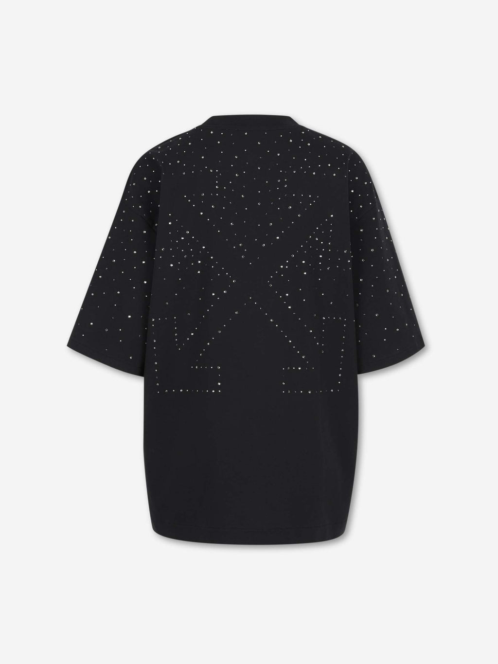 Round Neck T-Shirt Off-white – Гарантія оригінальності – вид ззаду