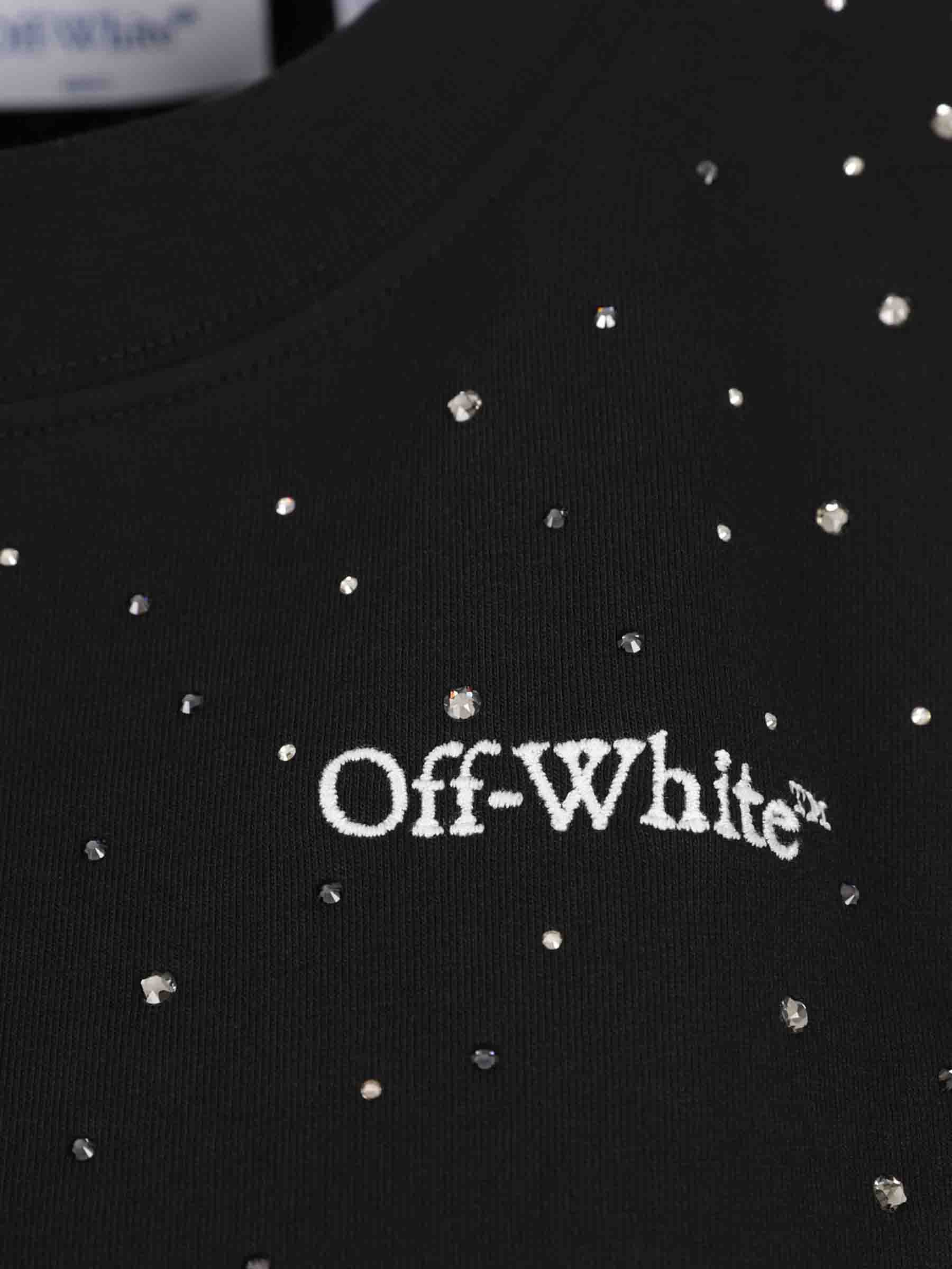 Round Neck T-Shirt Off-white – Гарантія оригінальності – детальний вид