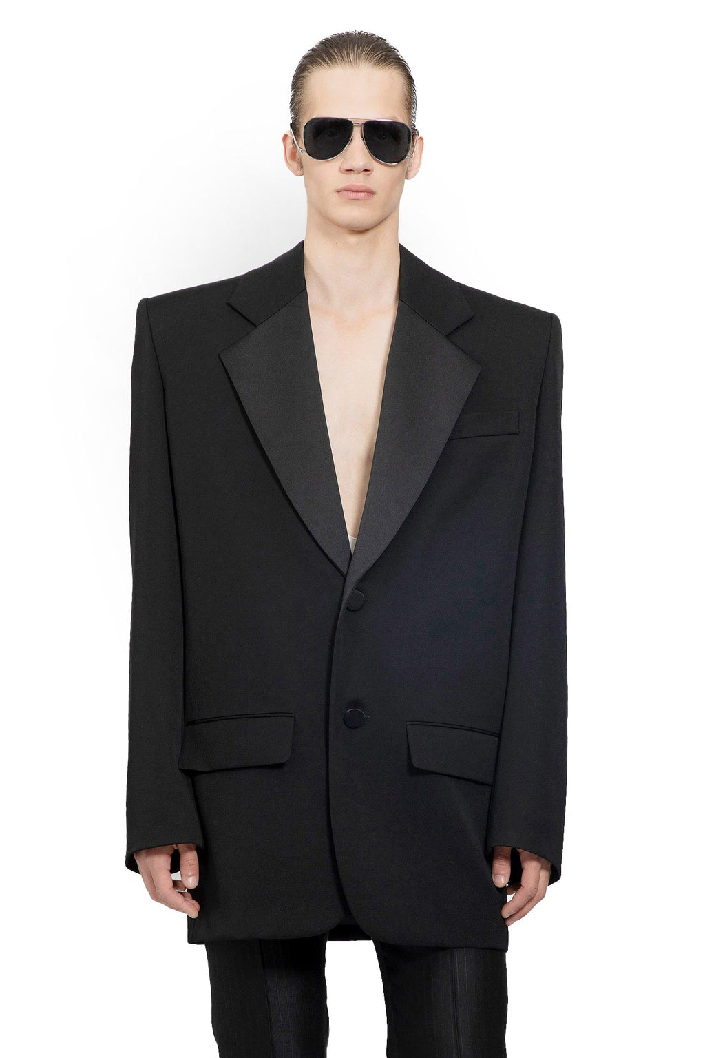 Saint laurent Outerwear оригінал | Швидка доставка Україна – вид ззаду