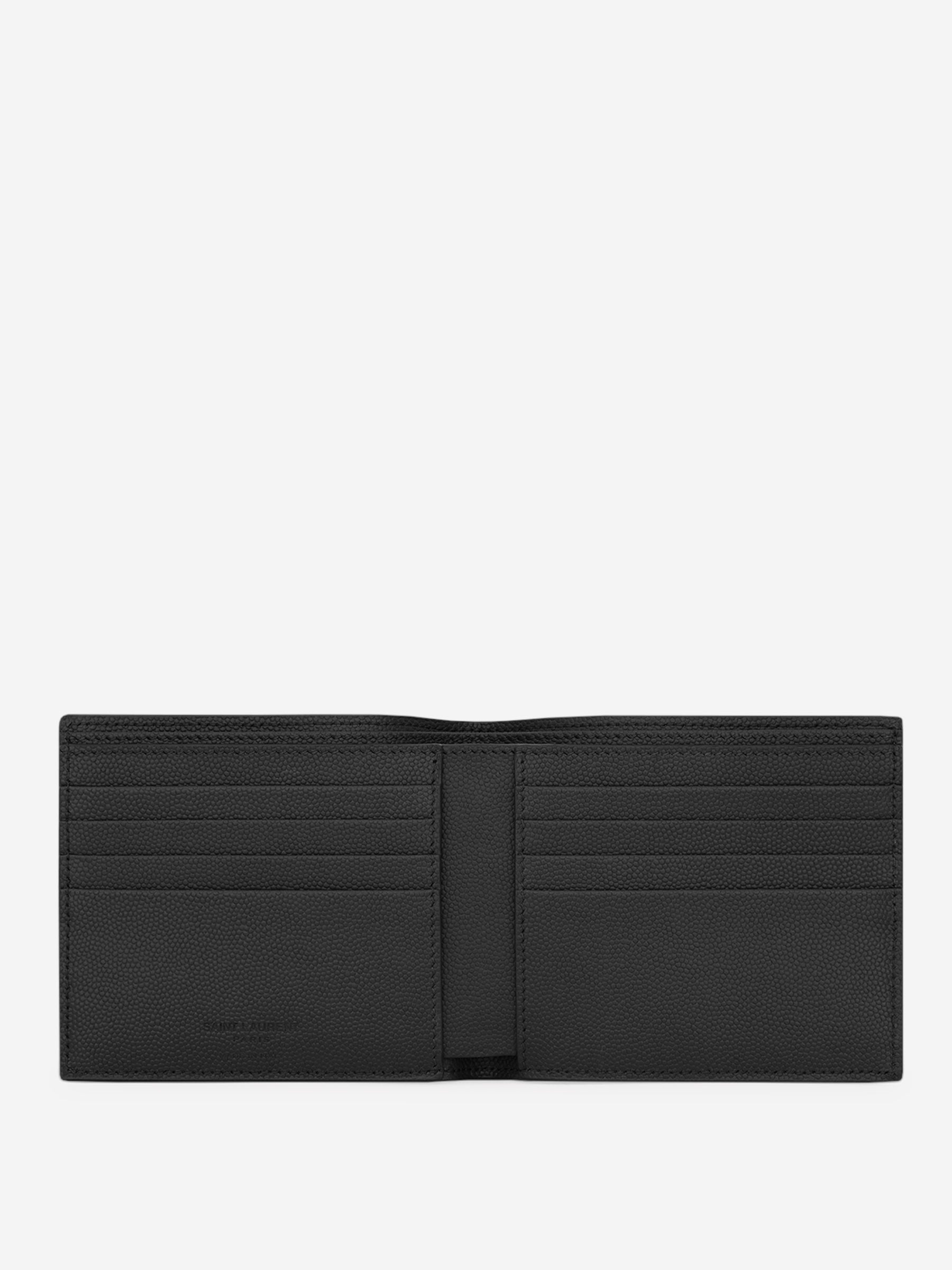 Оригінальна Leather Logo Wallet Saint laurent – вид ззаду