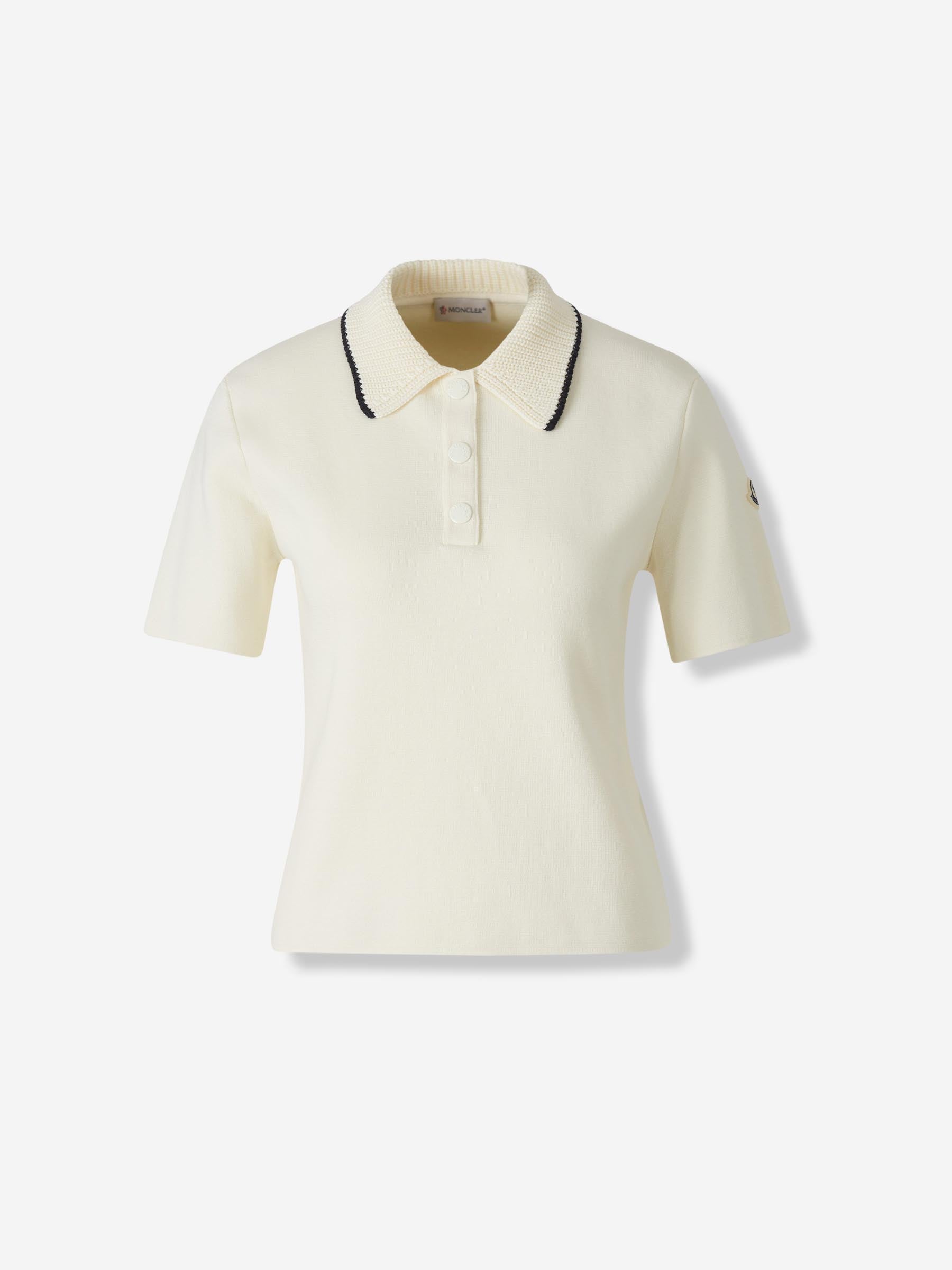 Knitted Polo Shirt Moncler оригінал – Купити в Україні – боковий вид
