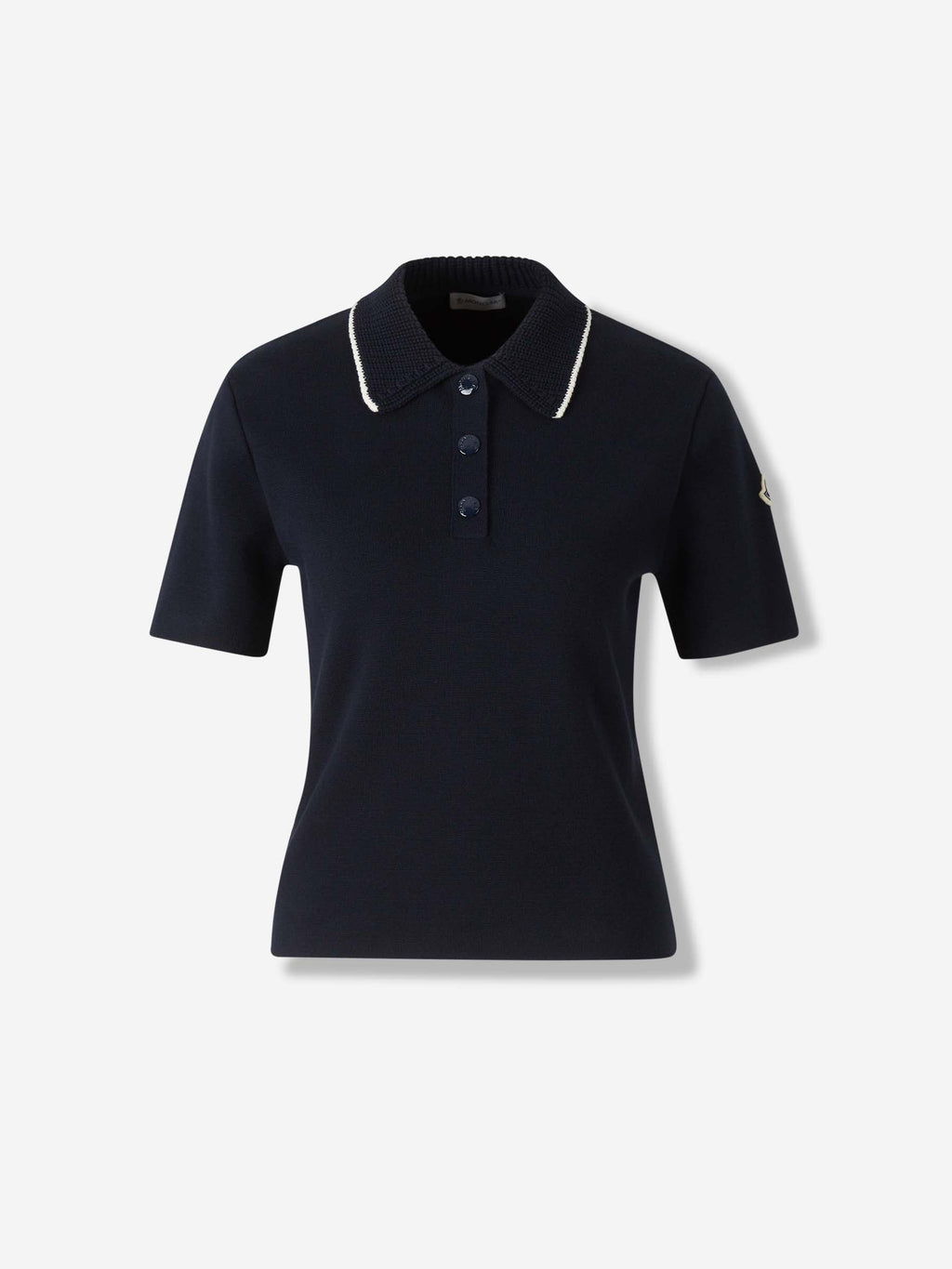 Knitted Polo Shirt Moncler оригінал – Купити в Україні – боковий вид