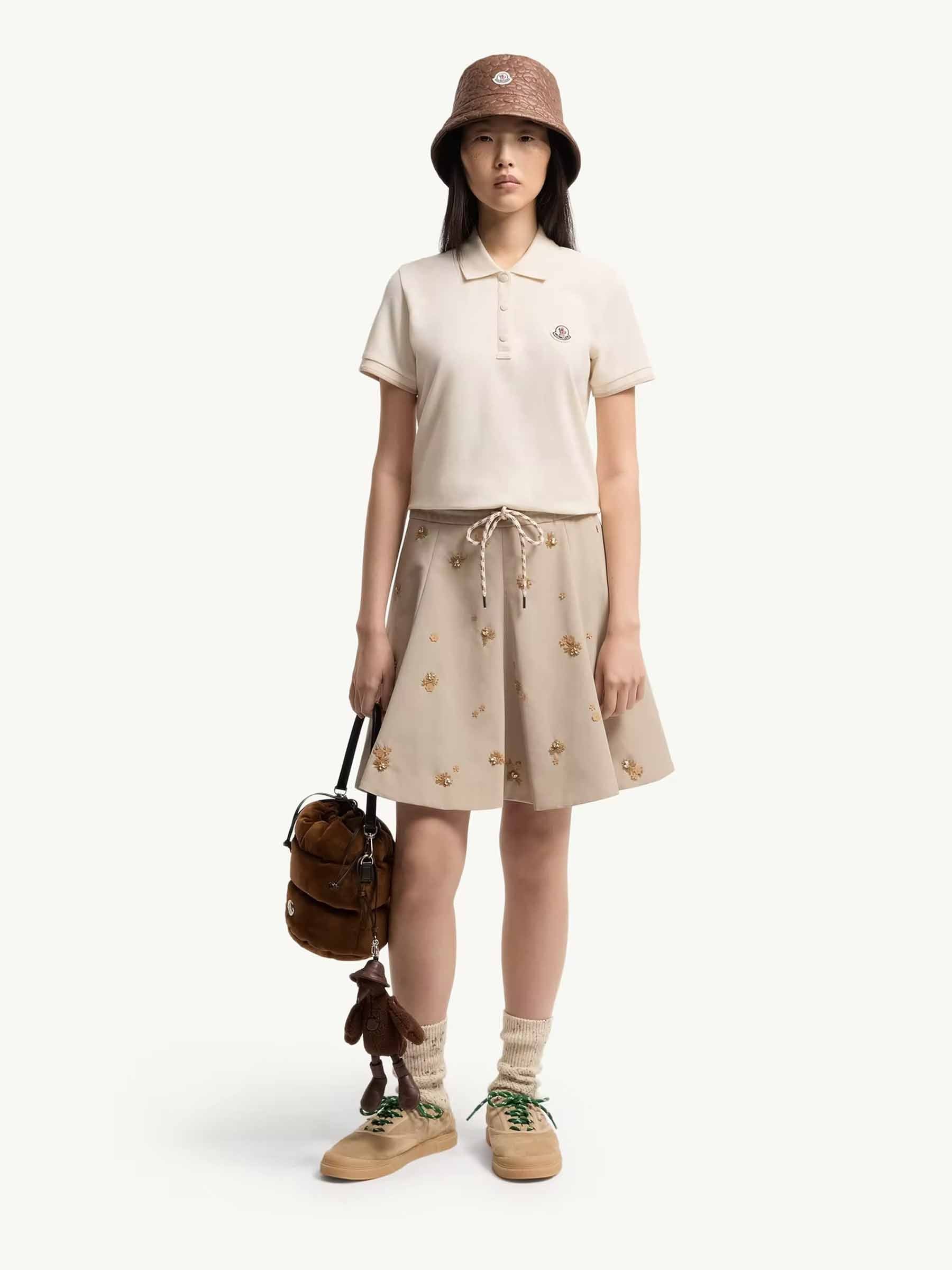 Short-Sleeve Polo Shirt Moncler – Гарантія оригінальності – вид ззаду