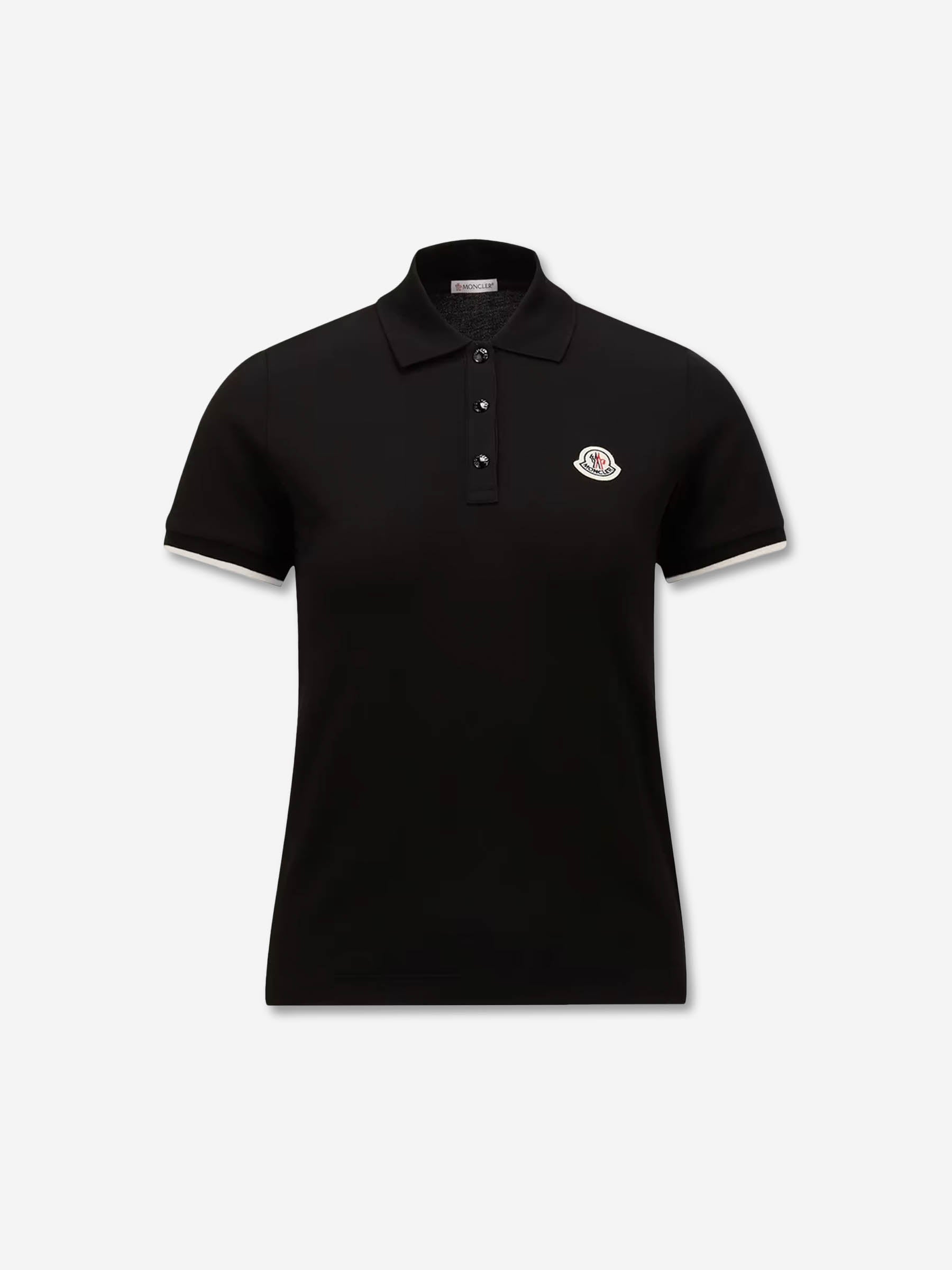 Short-Sleeve Polo Shirt Moncler – Гарантія оригінальності – боковий вид