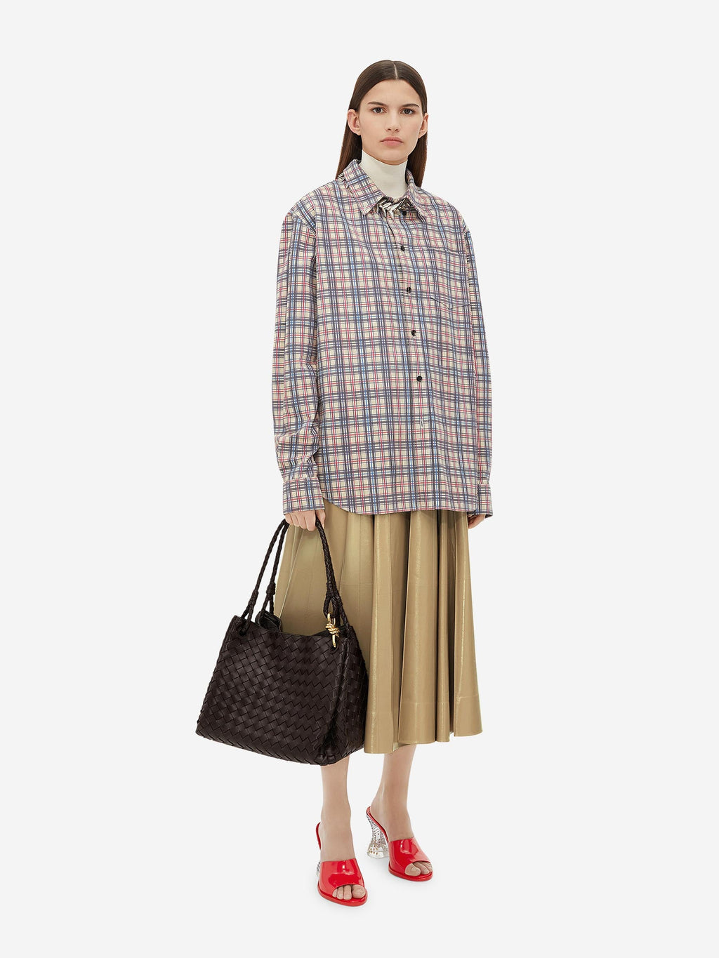 Parachute Shopper Bag Bottega veneta оригінал – Купити в Україні – боковий вид