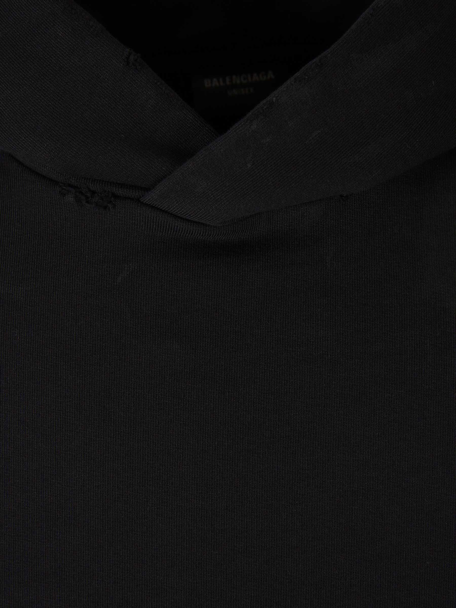 Printed Hood Sweatshirt Balenciaga – Гарантія оригінальності – детальний вид