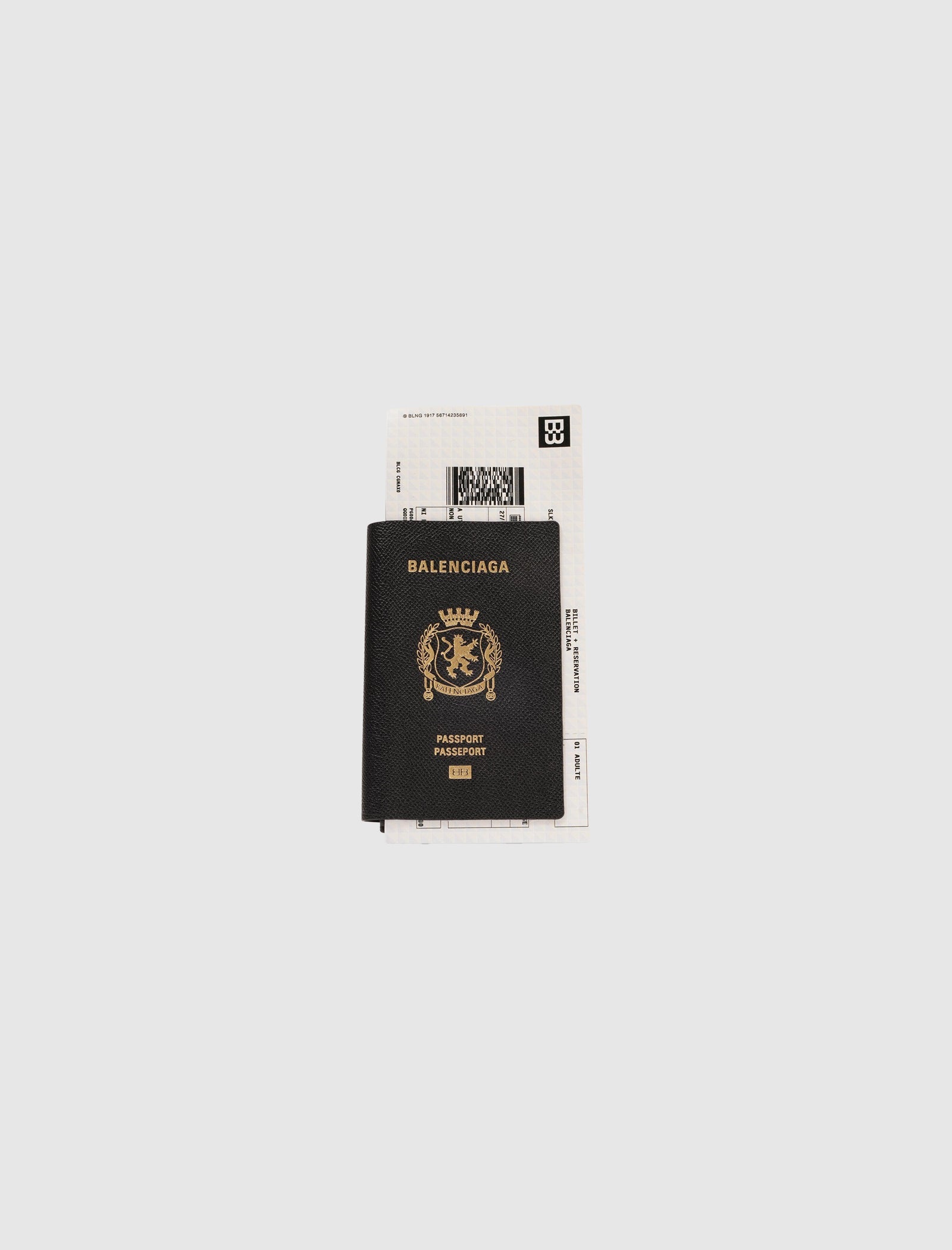 Оригінальна Passport Long Wallet 1 Ticket Balenciaga – боковий вид