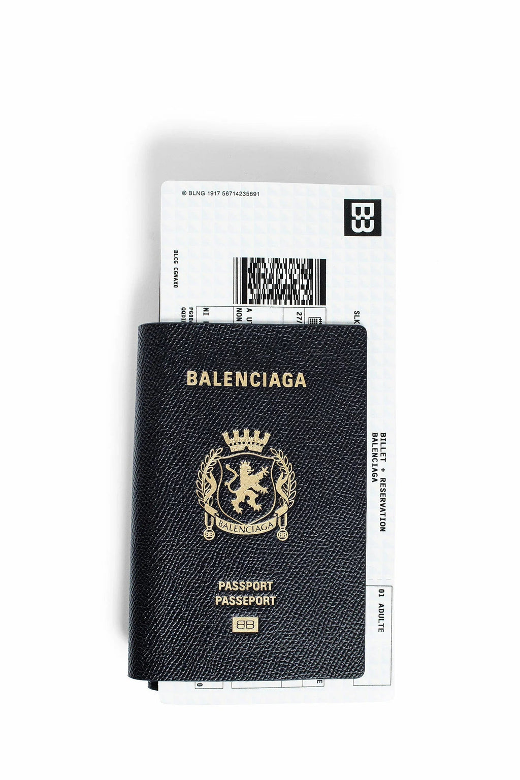 Оригінальна Passport Long Wallet 1 Ticket Balenciaga – боковий вид