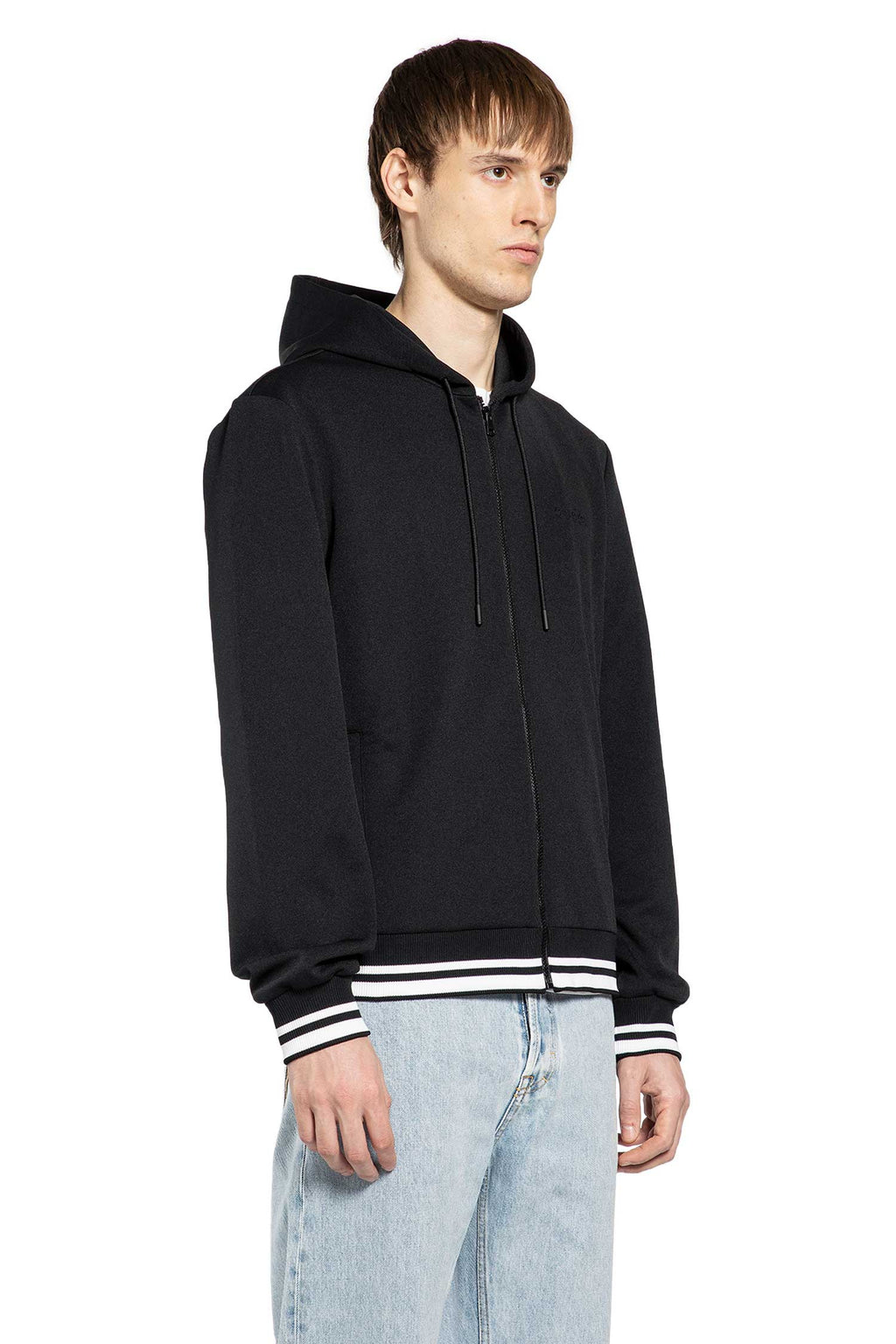 Оригінальна Technical Jersey Zip-Up Hoodie Gucci – вид ззаду