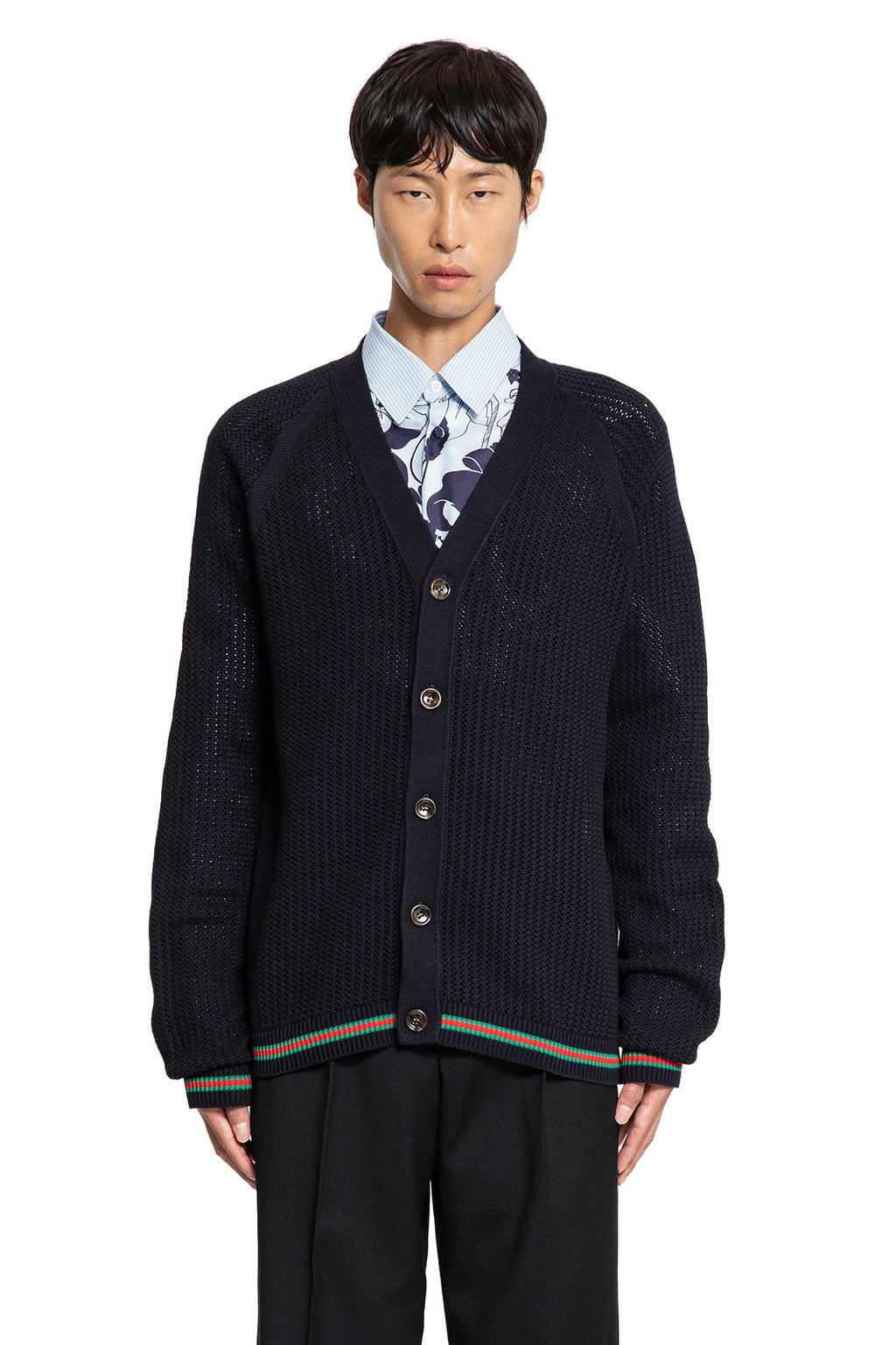 Оригінальна Cotton Web Cardigan Gucci – вид ззаду
