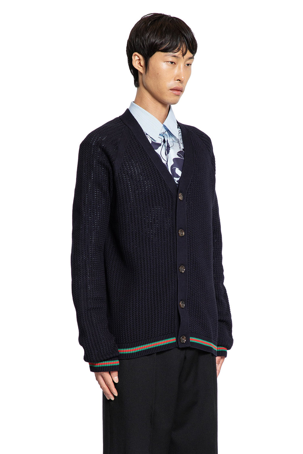 Оригінальна Cotton Web Cardigan Gucci – детальний вид