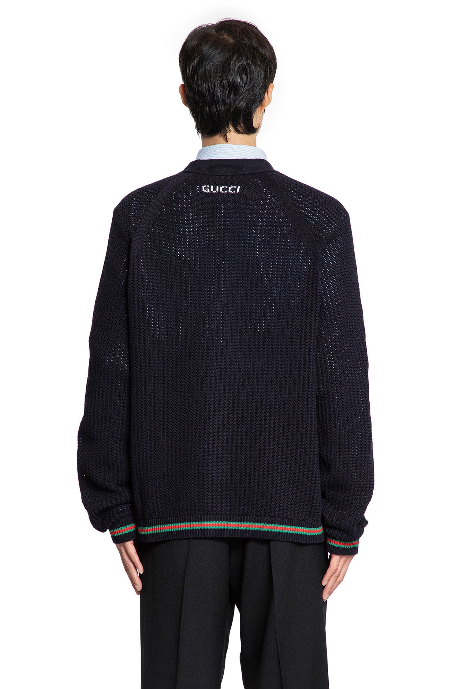 Оригінальна Cotton Web Cardigan Gucci – збільшений вид
