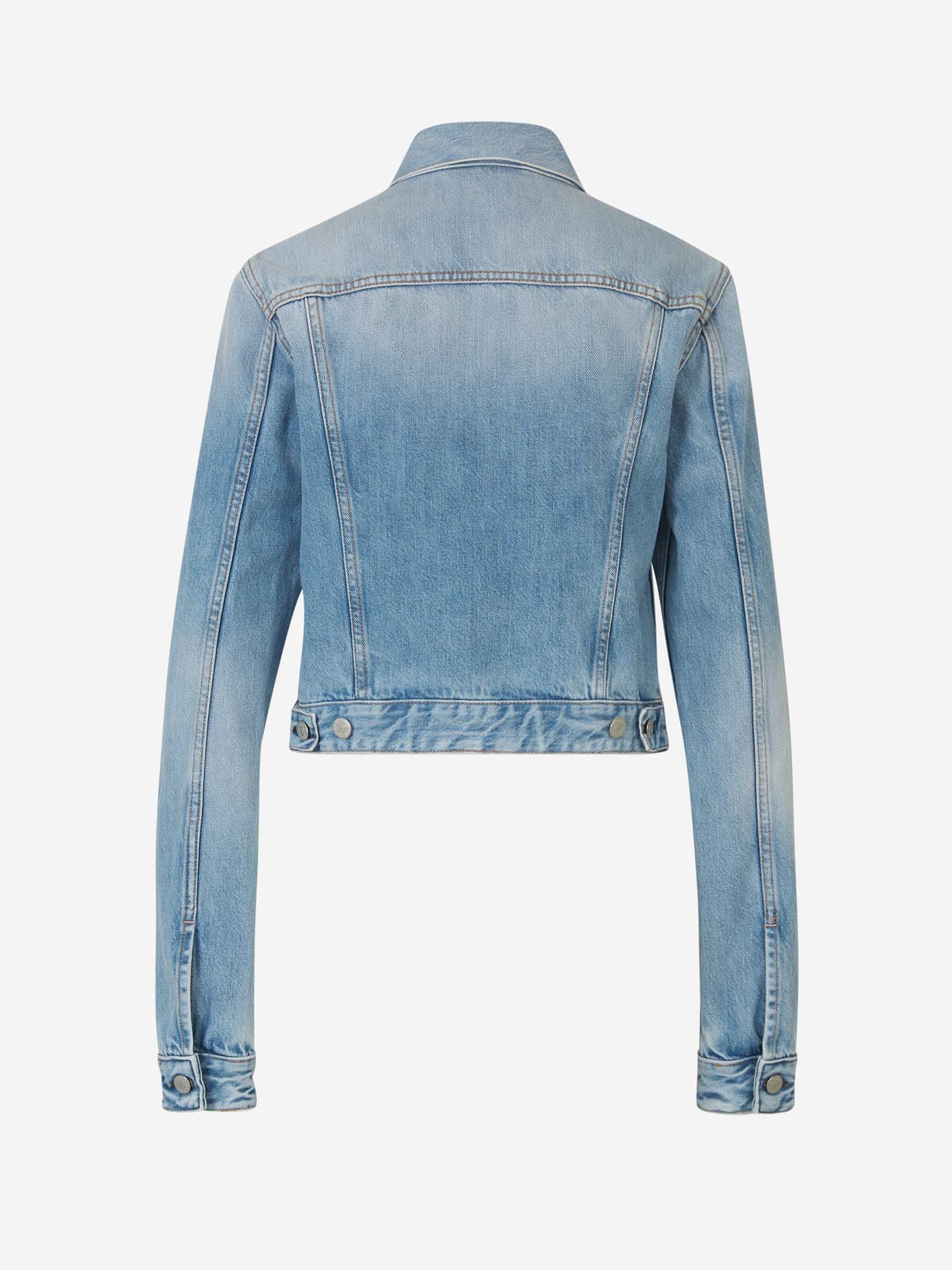 Cotton Denim Jacket Acne studios оригінал – Купити в Україні – вид ззаду