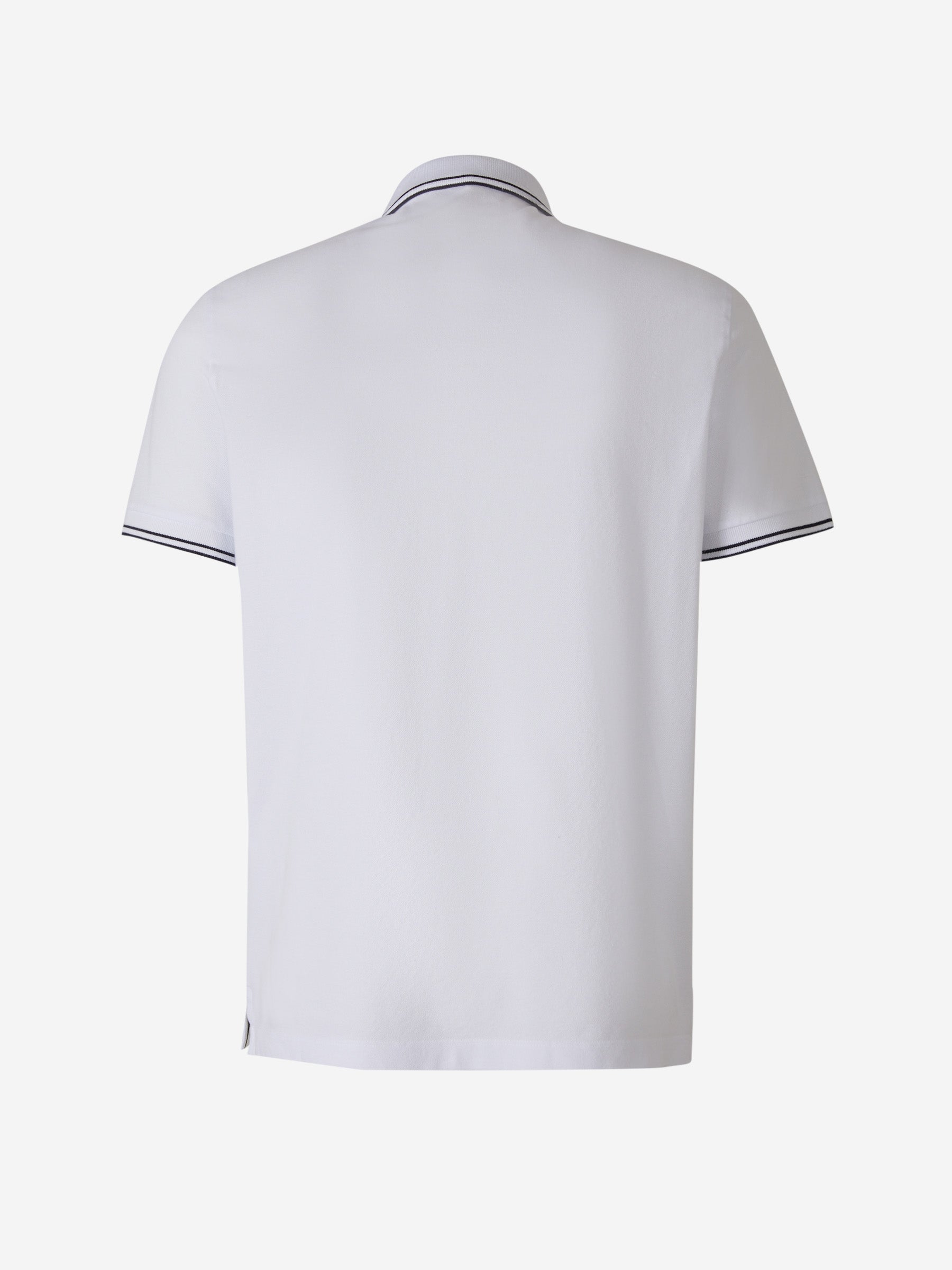 Оригінальна Piqué Polo Striped Detail Stone island – вид ззаду