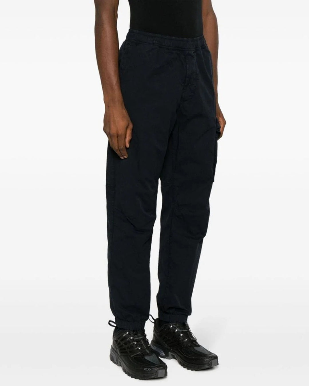 Black Cargo Pants Stone island оригінал – Купити в Україні – боковий вид - STONE ISLAND