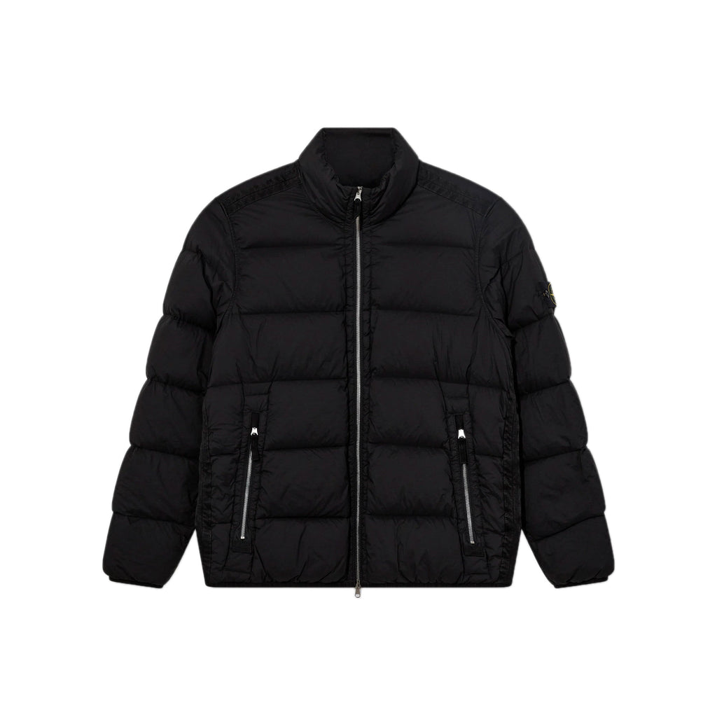 Mens Real Down Jacket Stone island – Гарантія оригінальності – боковий вид