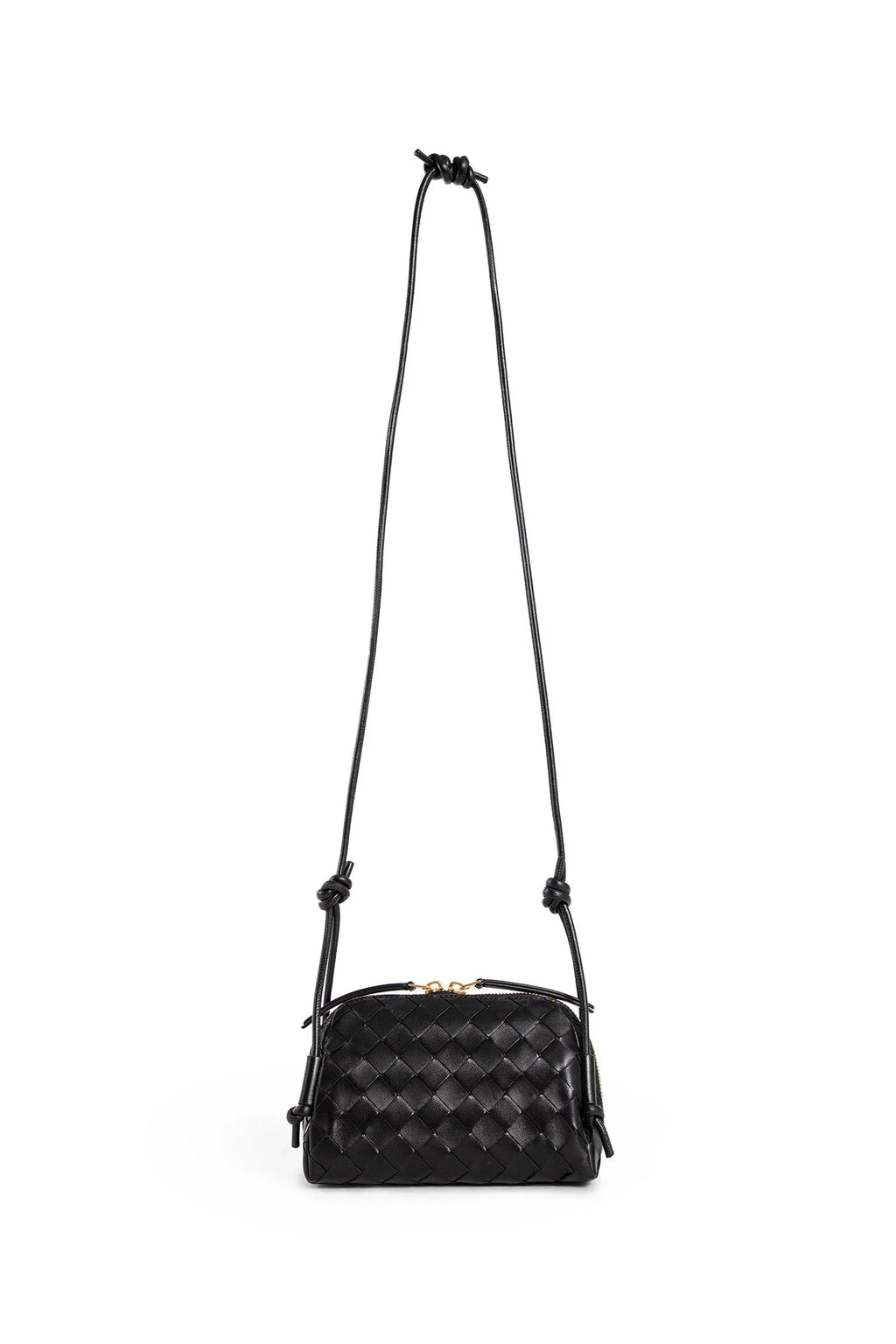 Woman Black Crossbody Bags Bottega veneta – Гарантія оригінальності – детальний вид