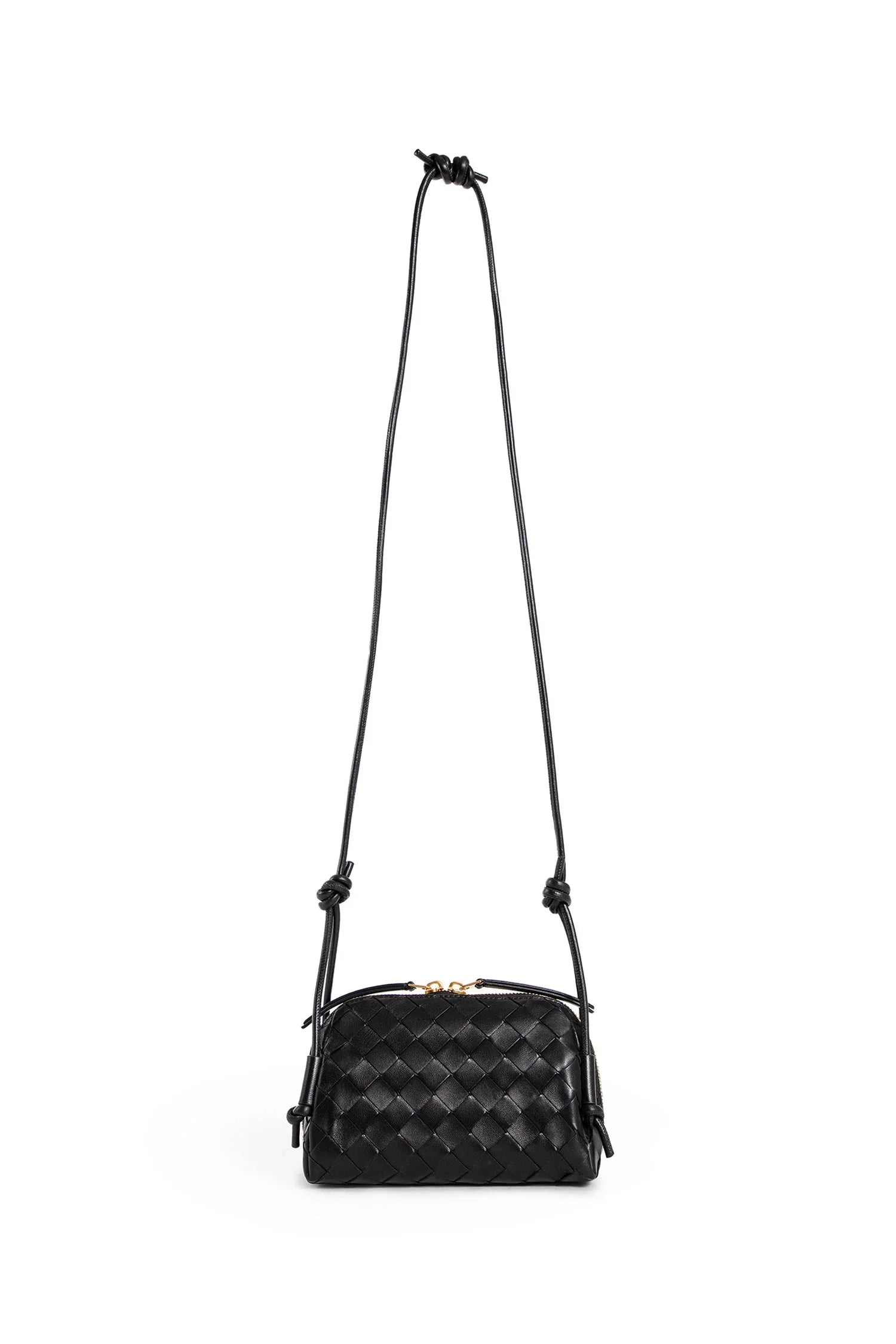 Woman Black Crossbody Bags Bottega veneta – Гарантія оригінальності – детальний вид