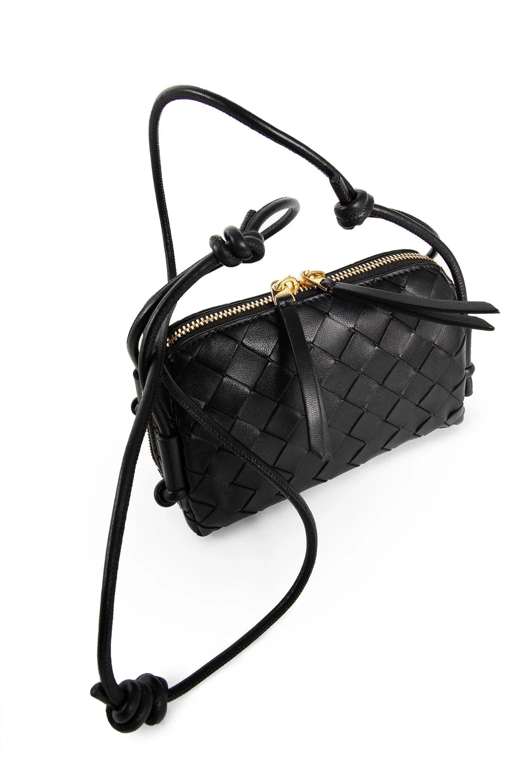 Woman Black Crossbody Bags Bottega veneta – Гарантія оригінальності – збільшений вид