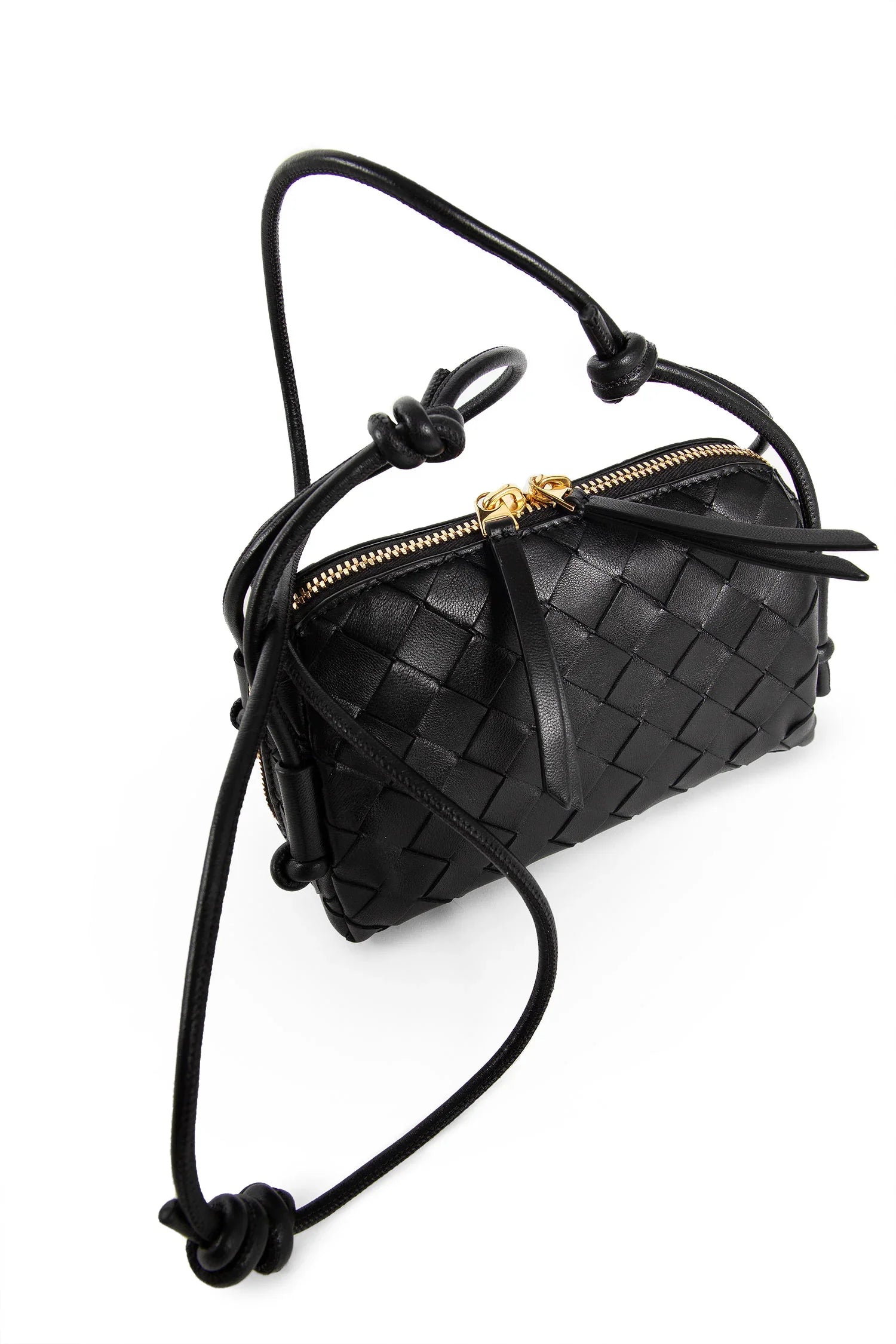 Woman Black Crossbody Bags Bottega veneta – Гарантія оригінальності – збільшений вид