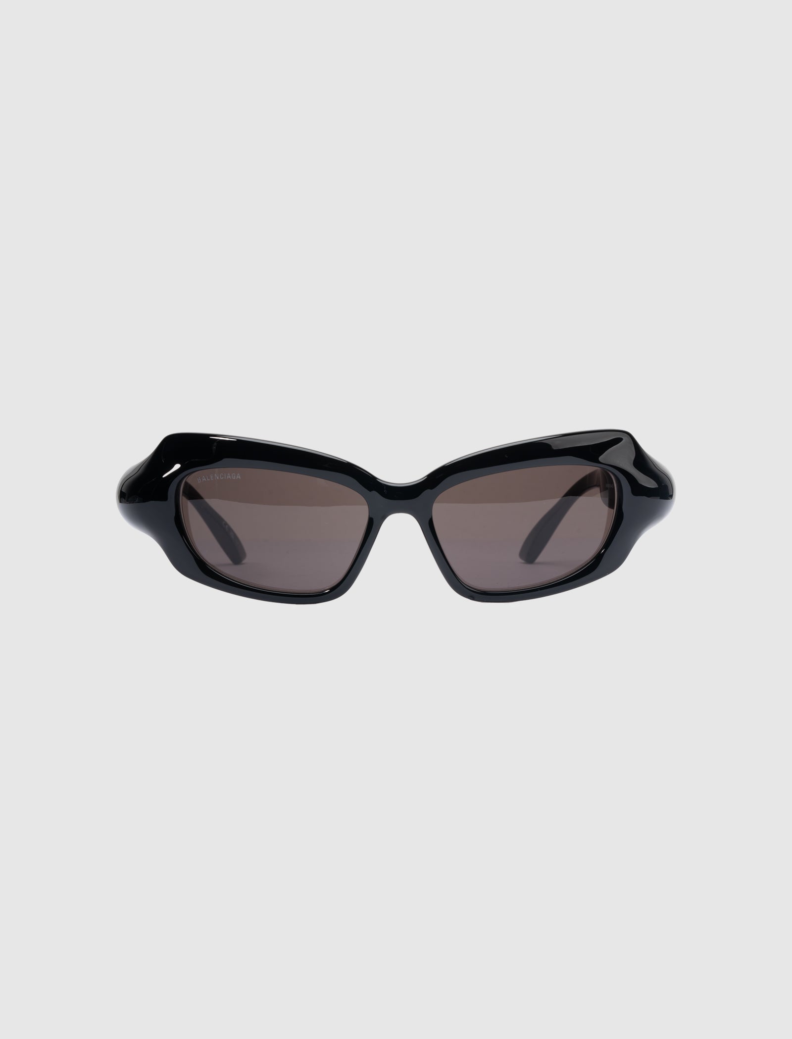 Palazzo Rectangle Sunglasses Balenciaga оригінал – Купити в Україні – боковий вид - BALENCIAGA