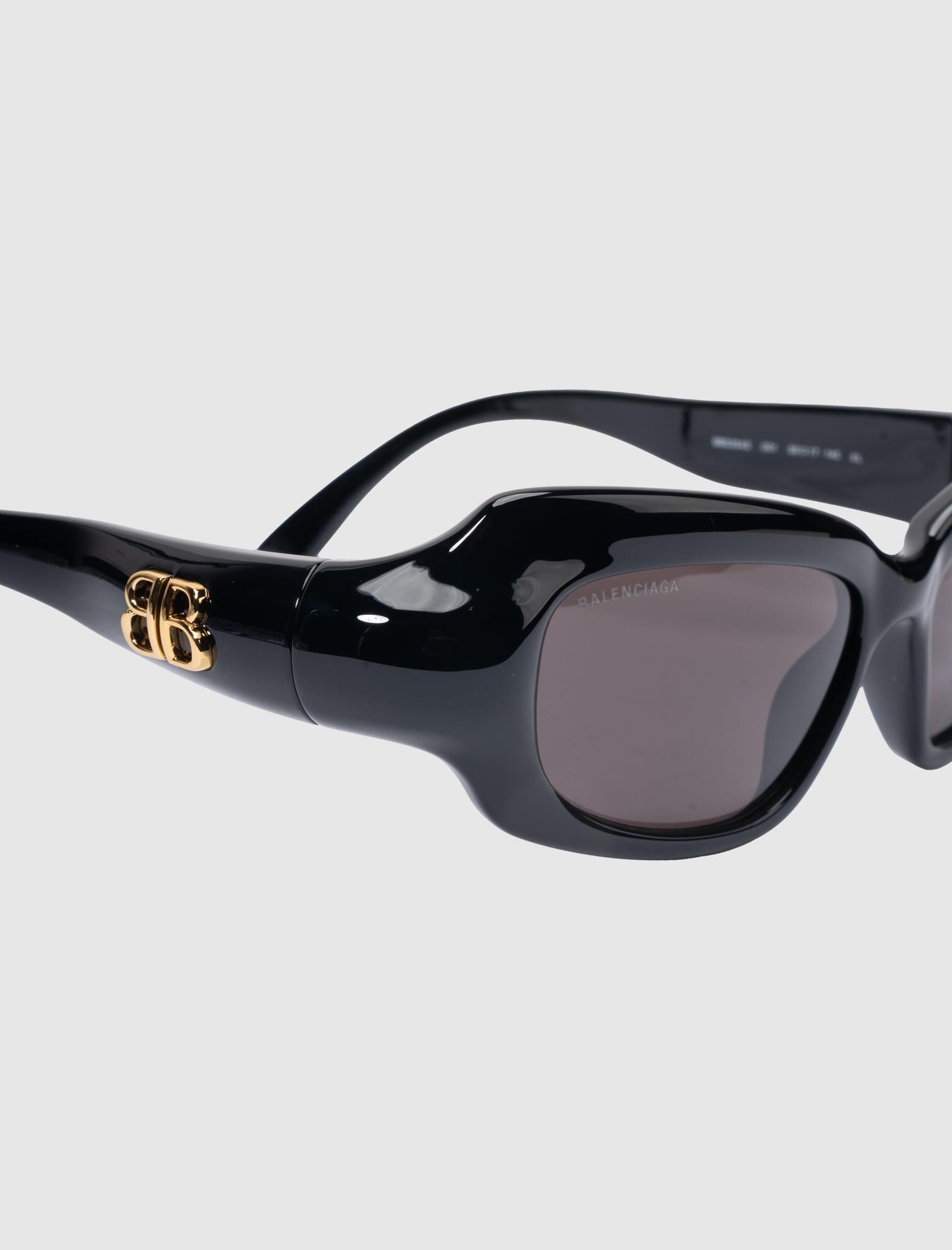 Palazzo Rectangle Sunglasses Balenciaga оригінал – Купити в Україні – вид ззаду - BALENCIAGA