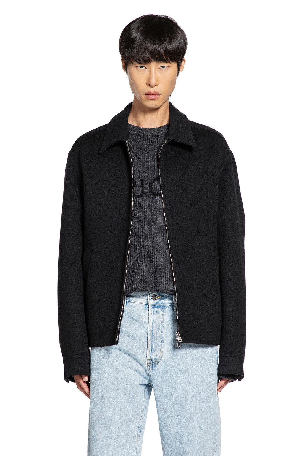 Wool Silk Overshirt Gucci оригінал – Купити в Україні – боковий вид