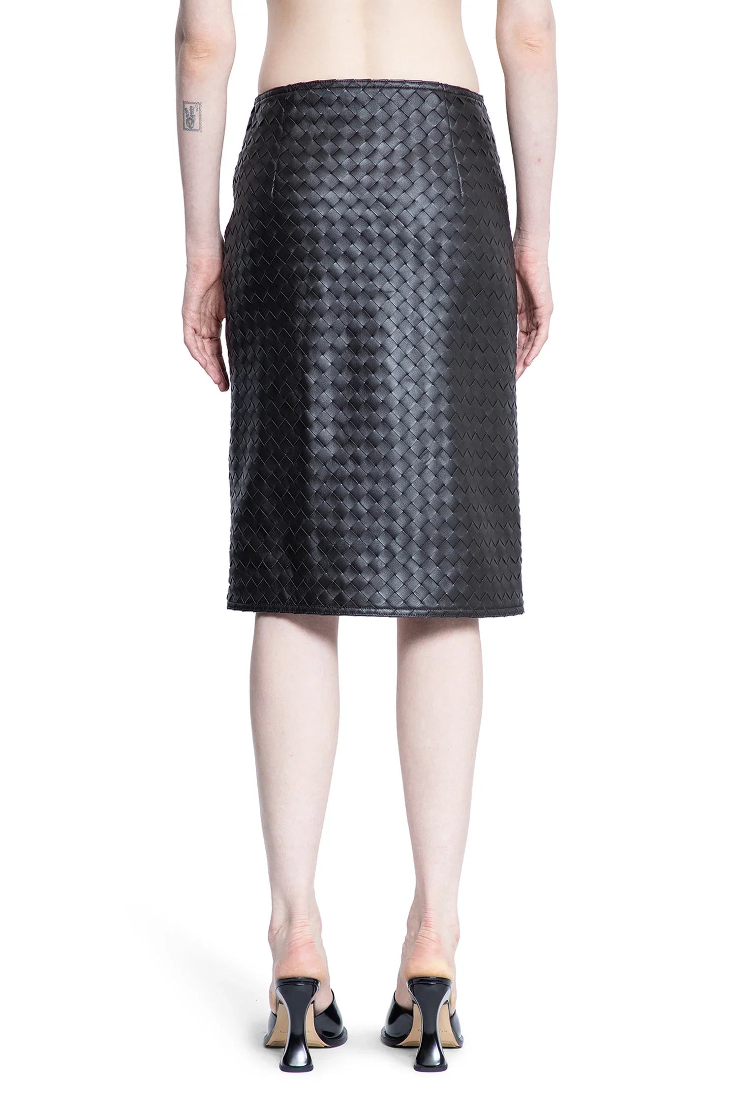Intrecciato MIDI Skirt Bottega veneta оригінал – Купити в Україні – збільшений вид