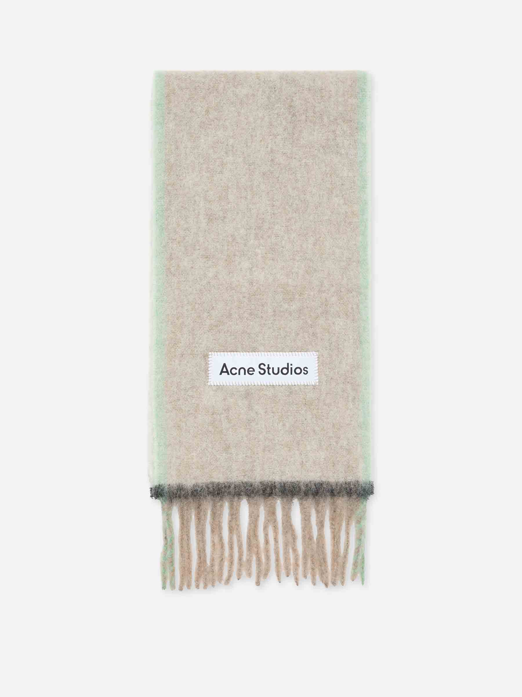 Wool Knit Scarf Acne studios – Гарантія оригінальності – боковий вид