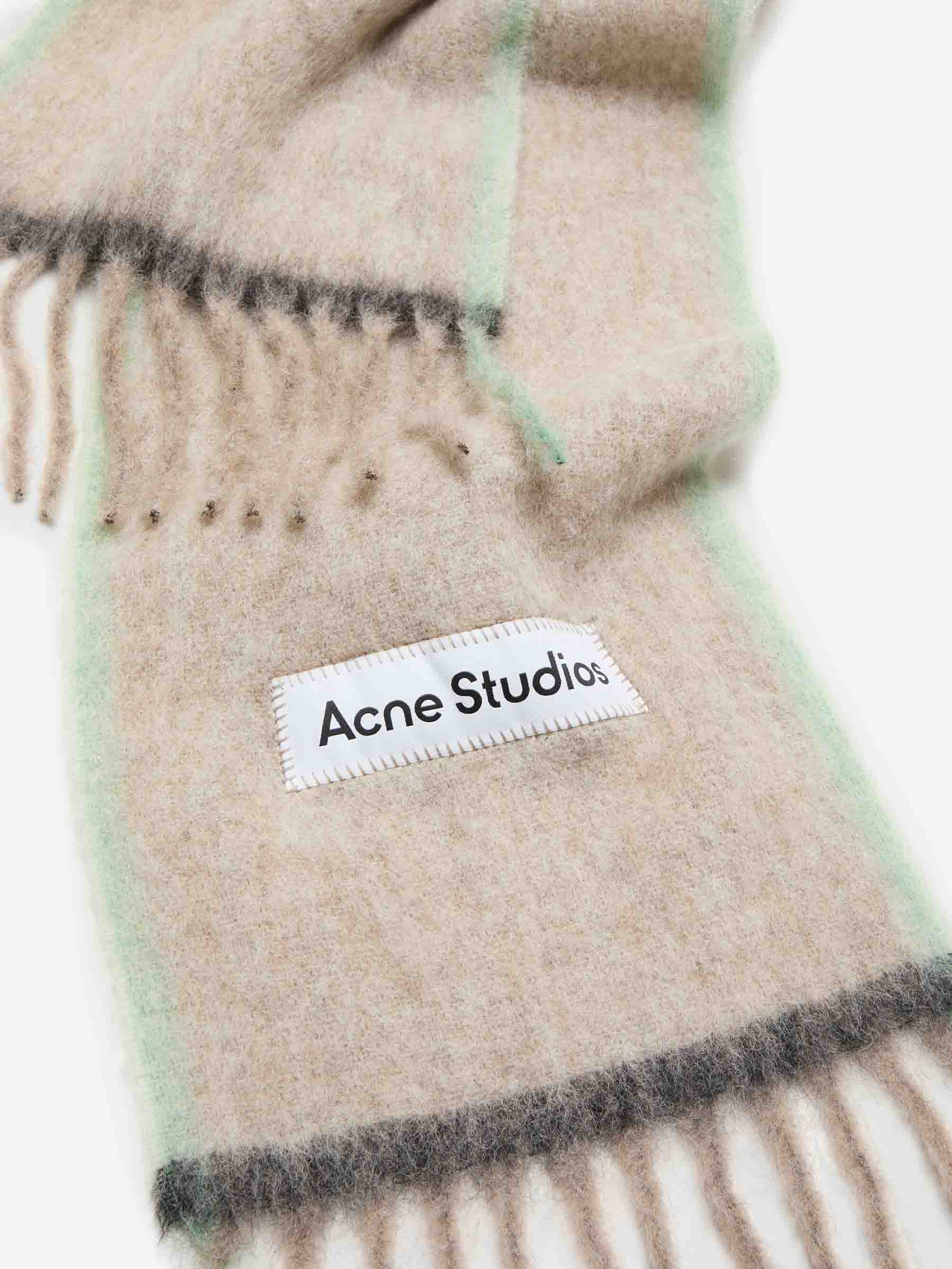 Wool Knit Scarf Acne studios – Гарантія оригінальності – вид ззаду