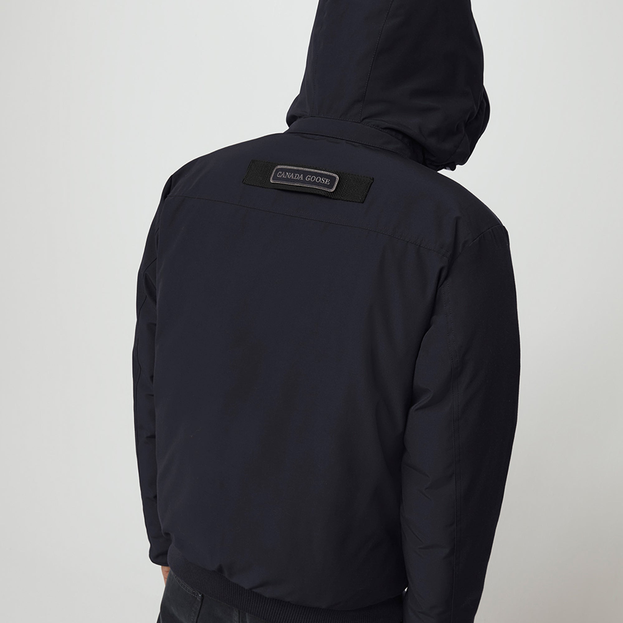 Оригінальна Mens Borden Bomber Black Disc Jacket Navy Canada goose – збільшений вид