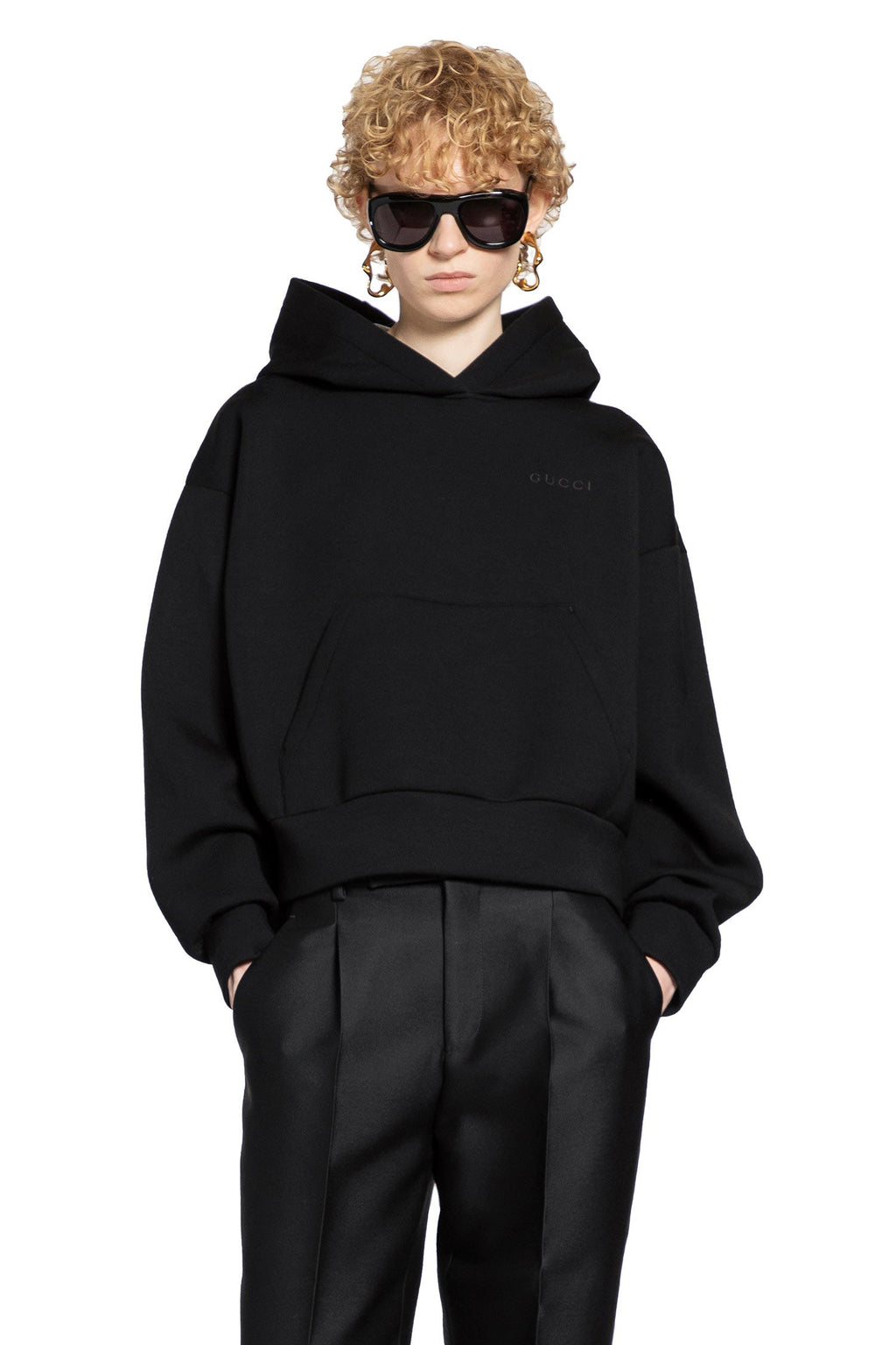 Оригінальна Hooded Sweatshirt Gucci – боковий вид