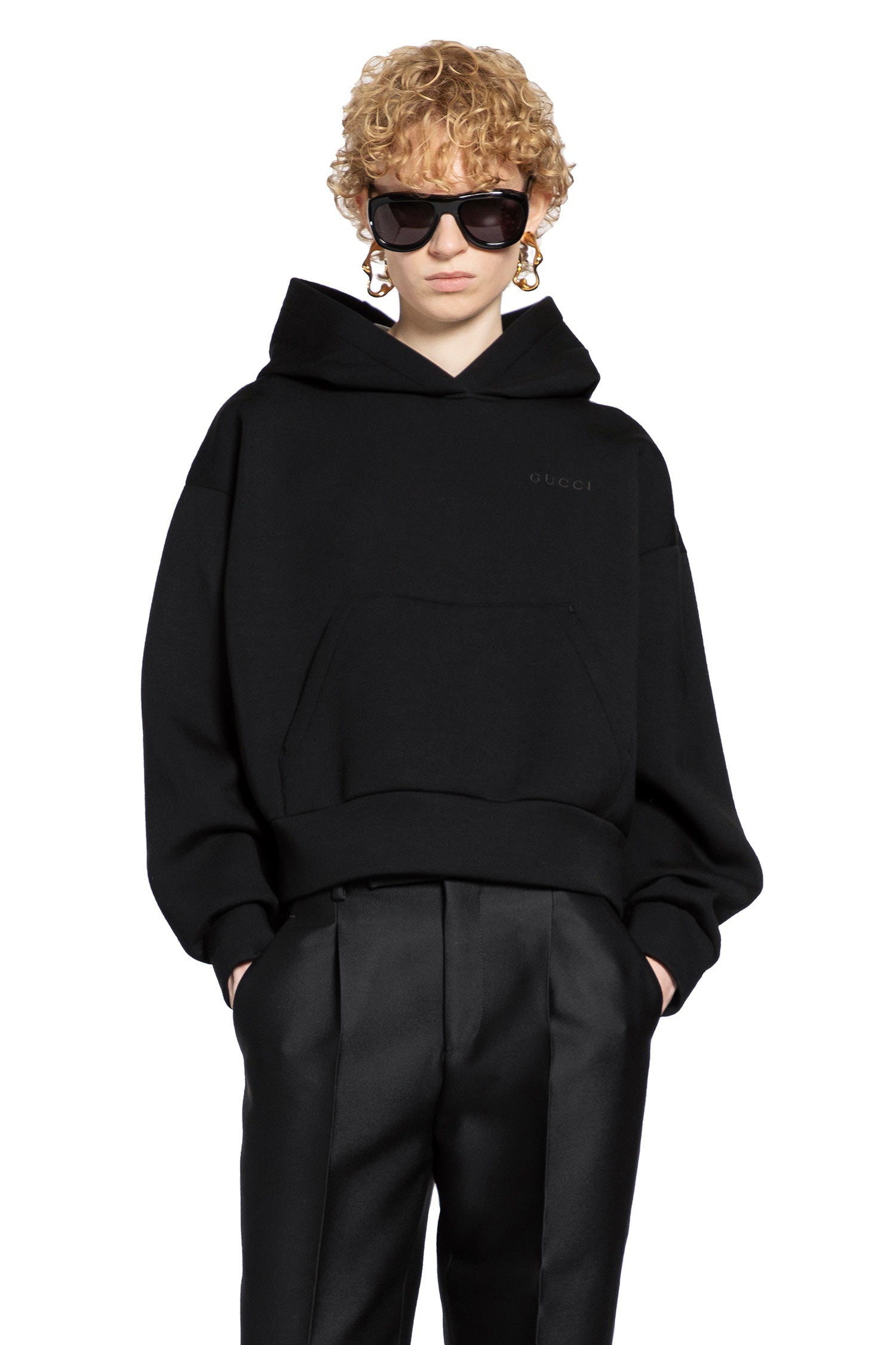Оригінальна Hooded Sweatshirt Gucci – боковий вид