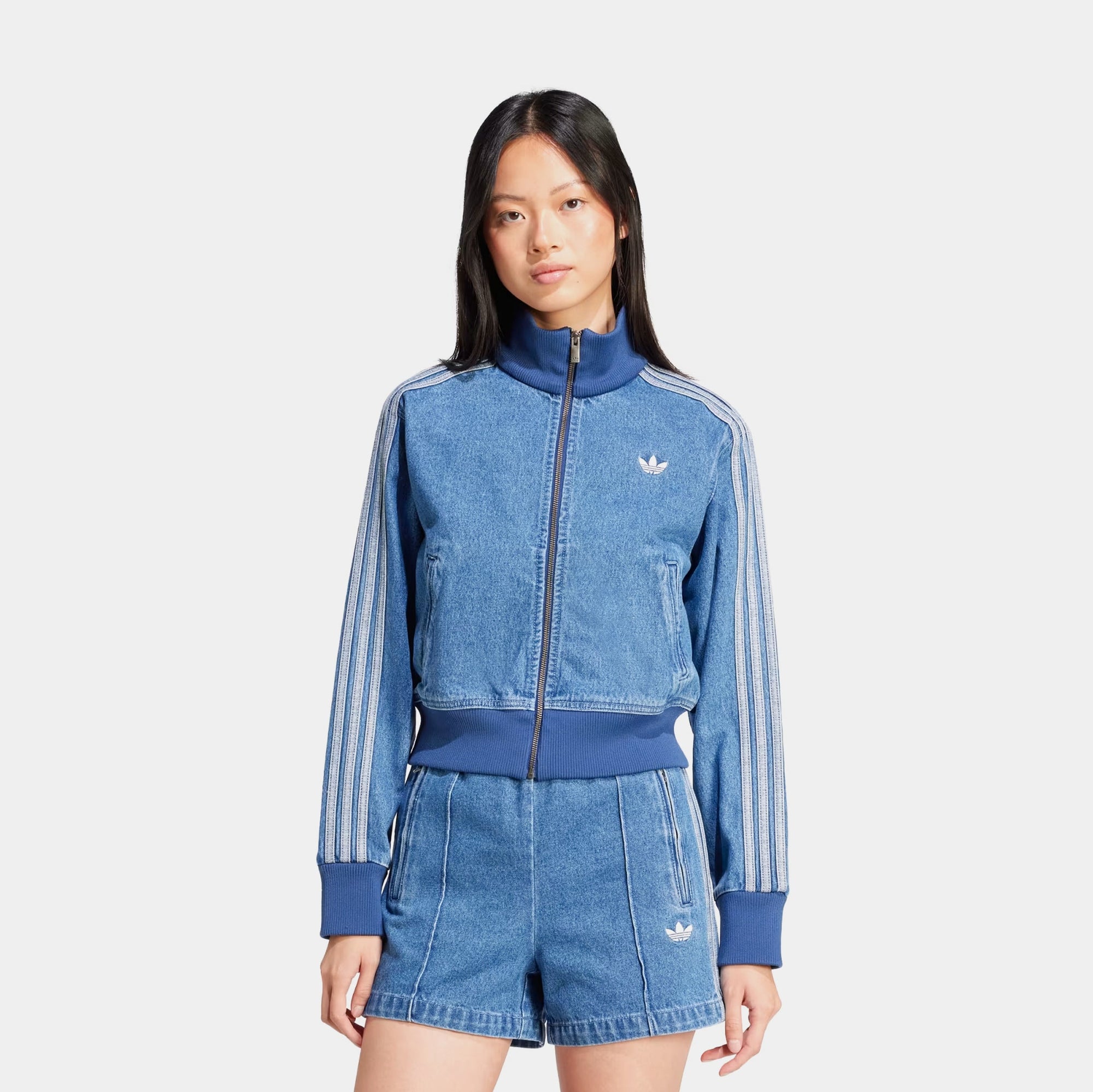 Adicolor Denim Track Womens Jacket Adidas оригінал – Купити в Україні – боковий вид - ADIDAS