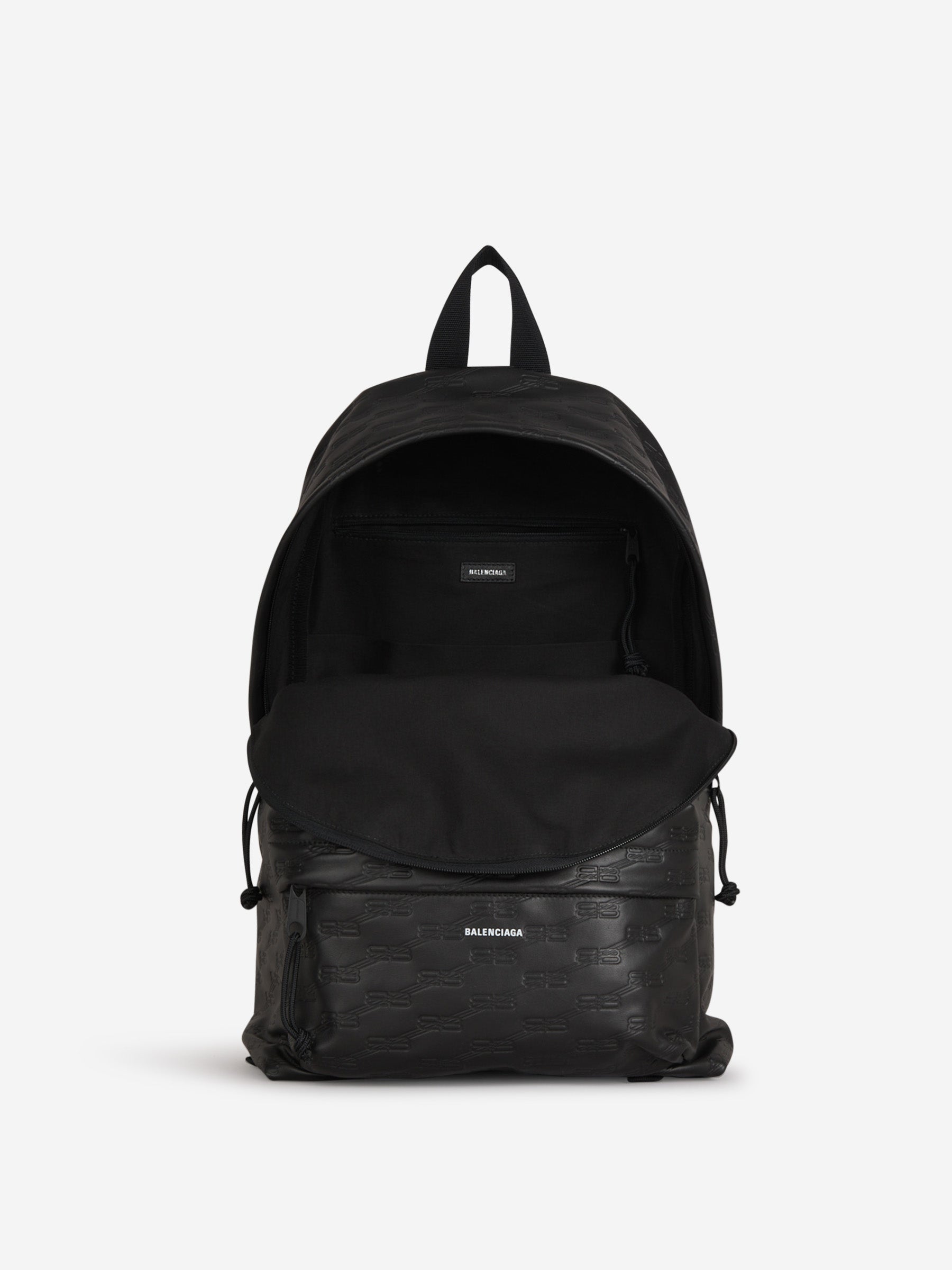 Monogram Bb Leather Backpack Balenciaga оригінал – Купити в Україні – збільшений вид