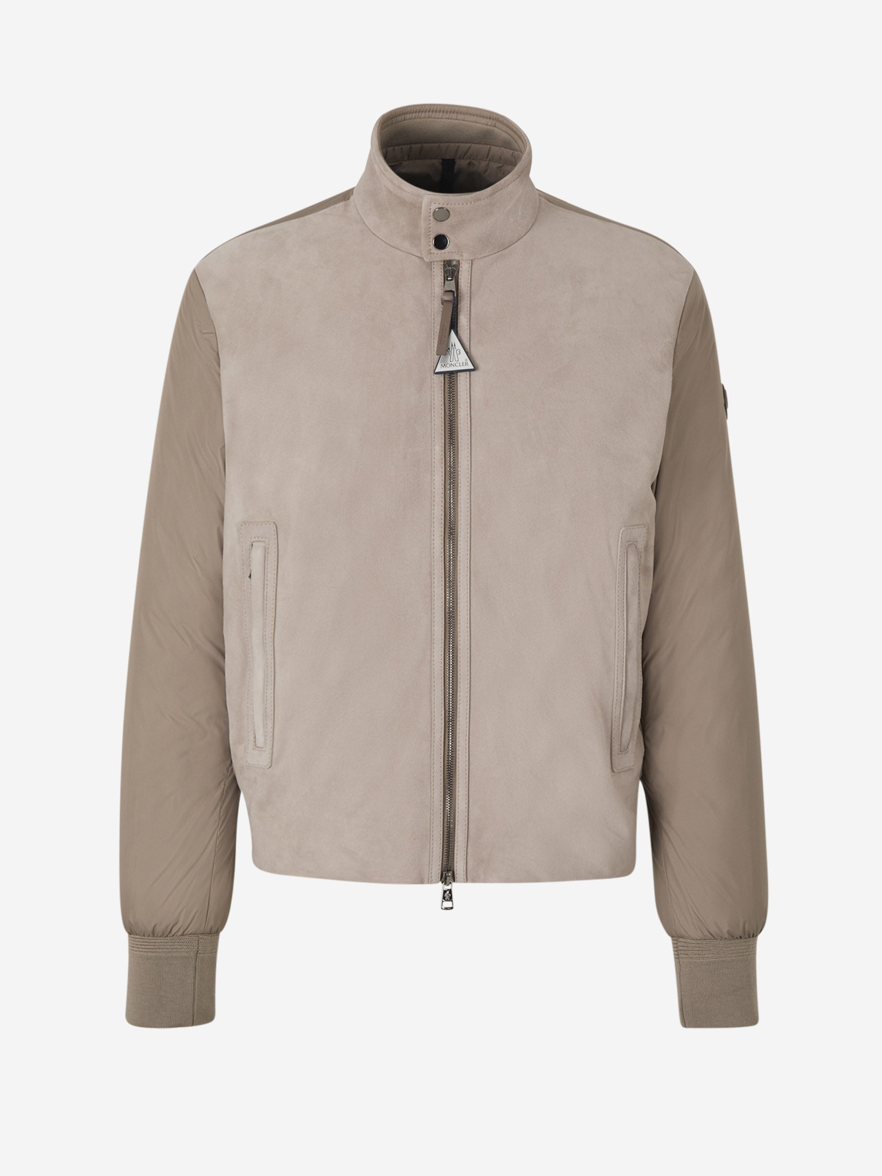 Lountere Suede Jacket Moncler – Гарантія оригінальності – вид ззаду