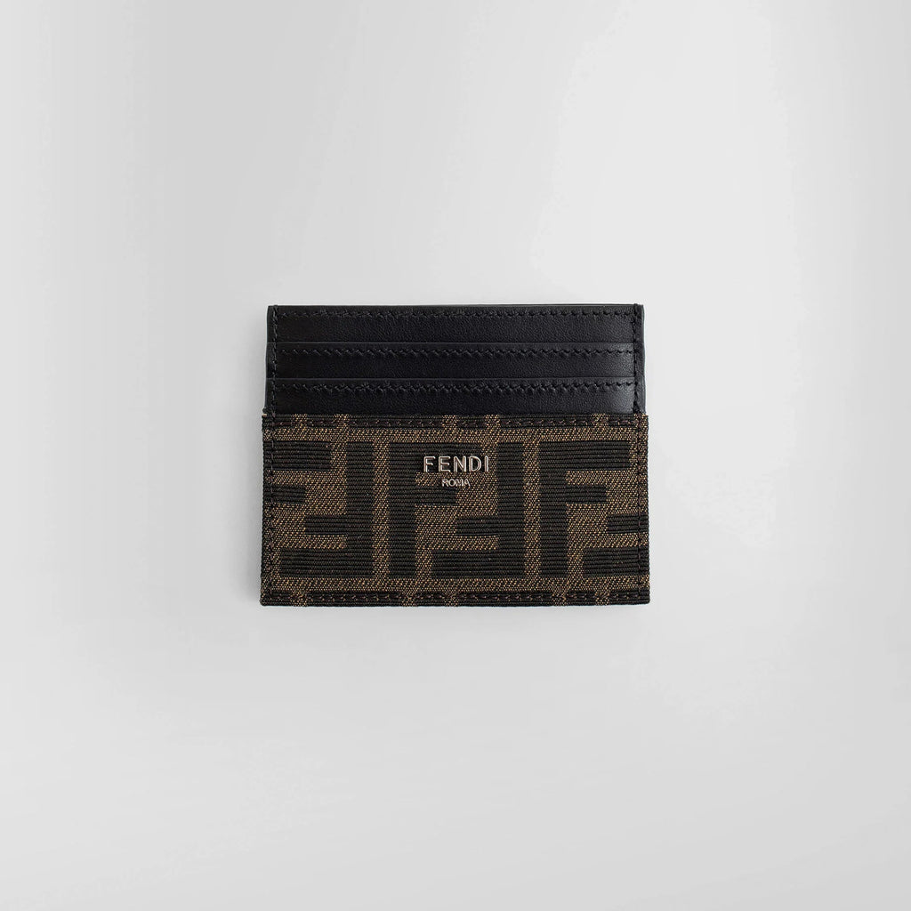 Ff Fabric And Leather Card Holder Fendi – Гарантія оригінальності – збільшений вид