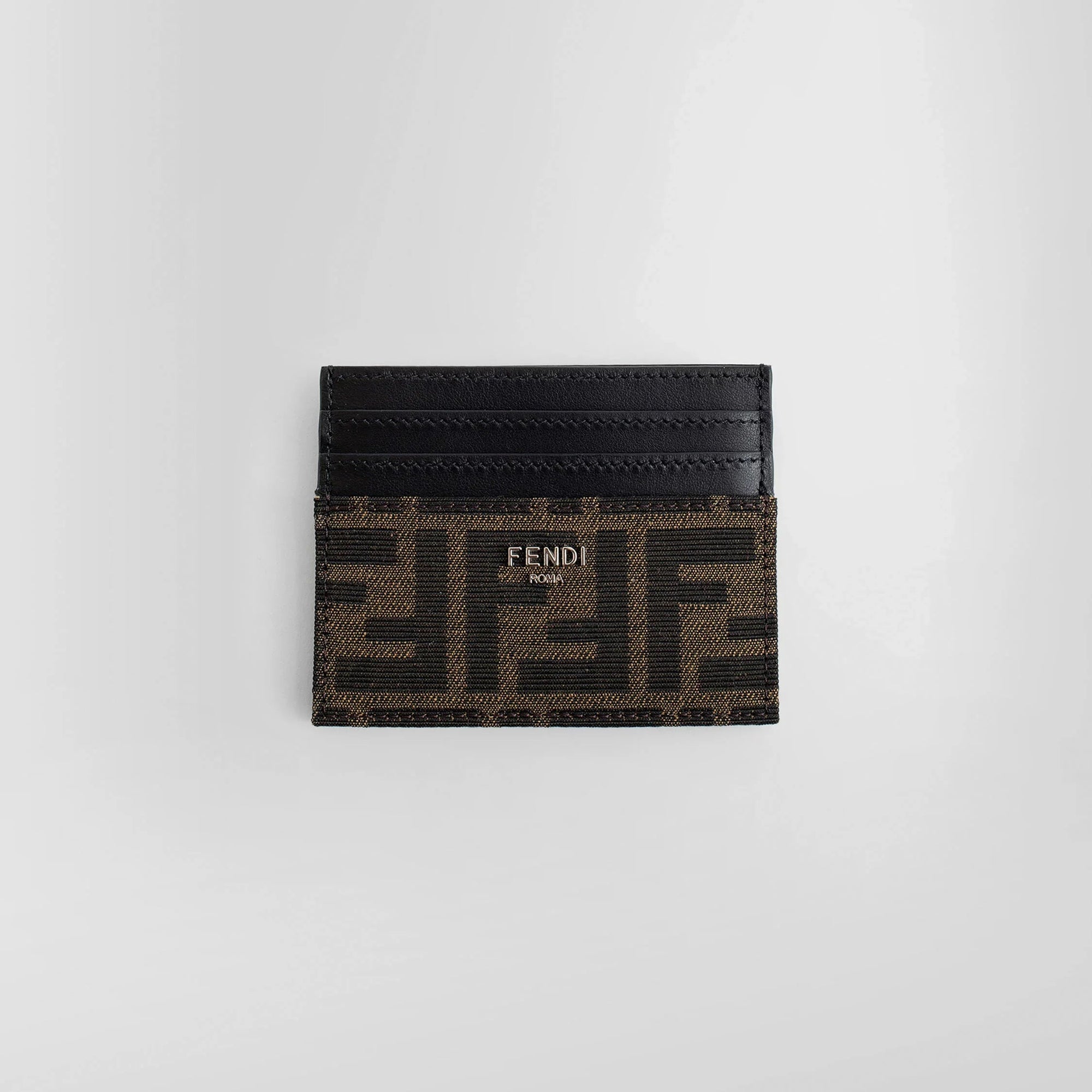 Ff Fabric And Leather Card Holder Fendi – Гарантія оригінальності – збільшений вид
