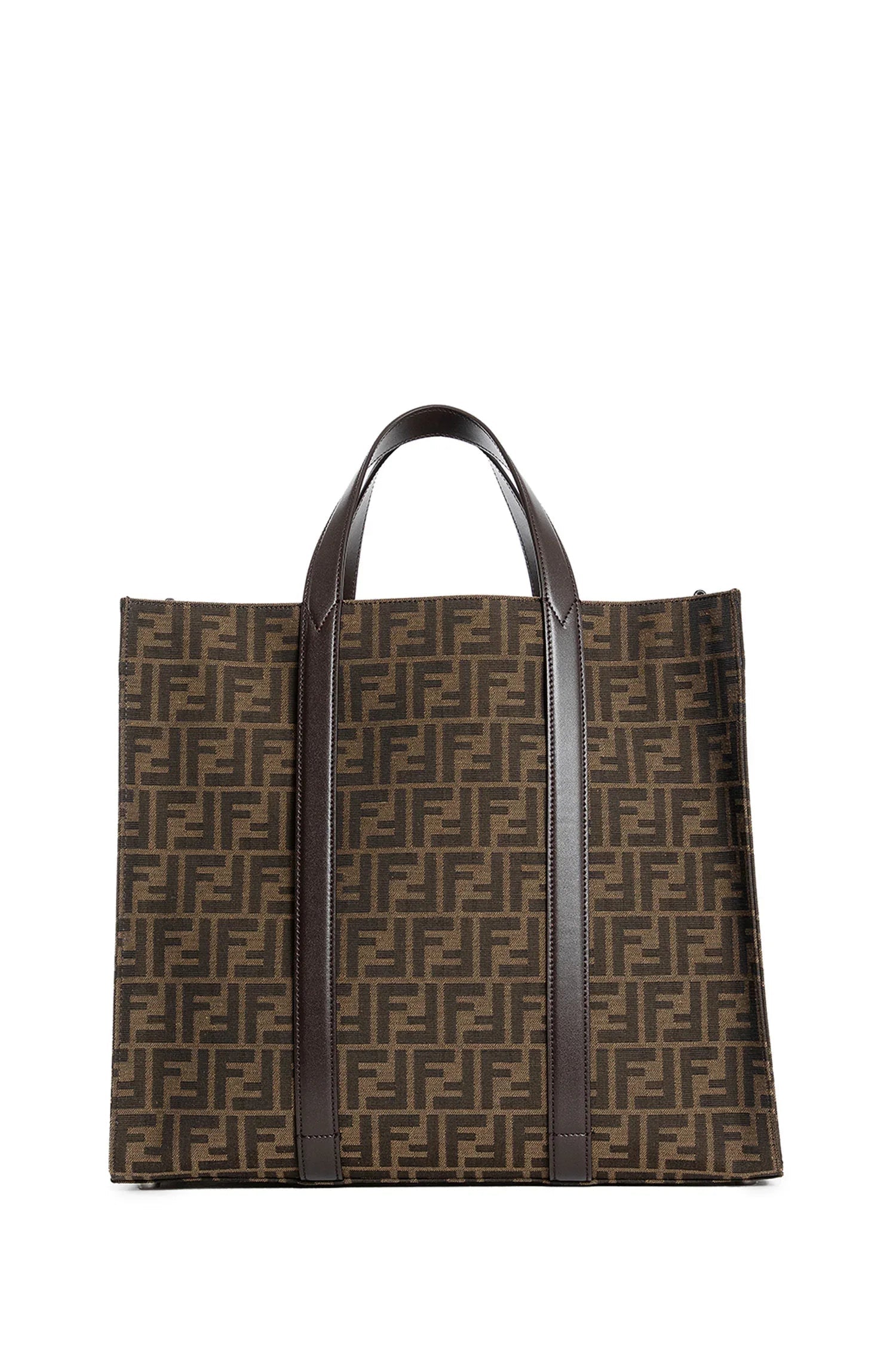 Man Brown Tote Bags Fendi оригінал – Купити в Україні – боковий вид