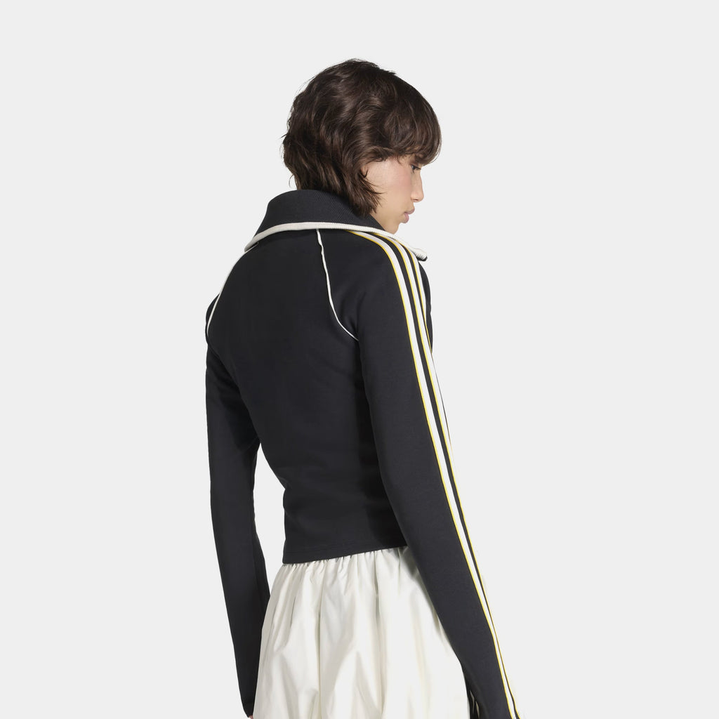Оригінальна Slim Fitted Firebird Track Womens Long Sleeve Shirt Adidas – вид ззаду