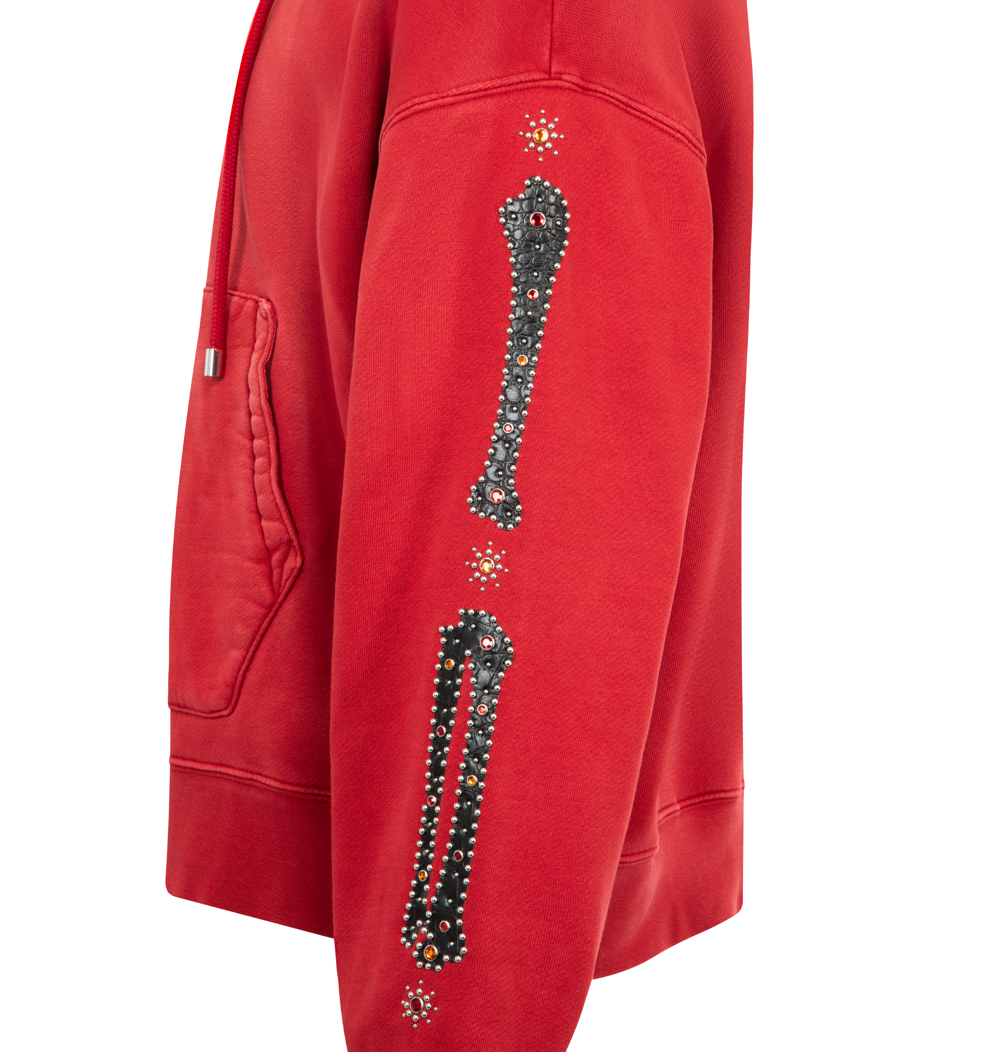 Bones Studded Zip Hoodie Amiri – Гарантія оригінальності – детальний вид