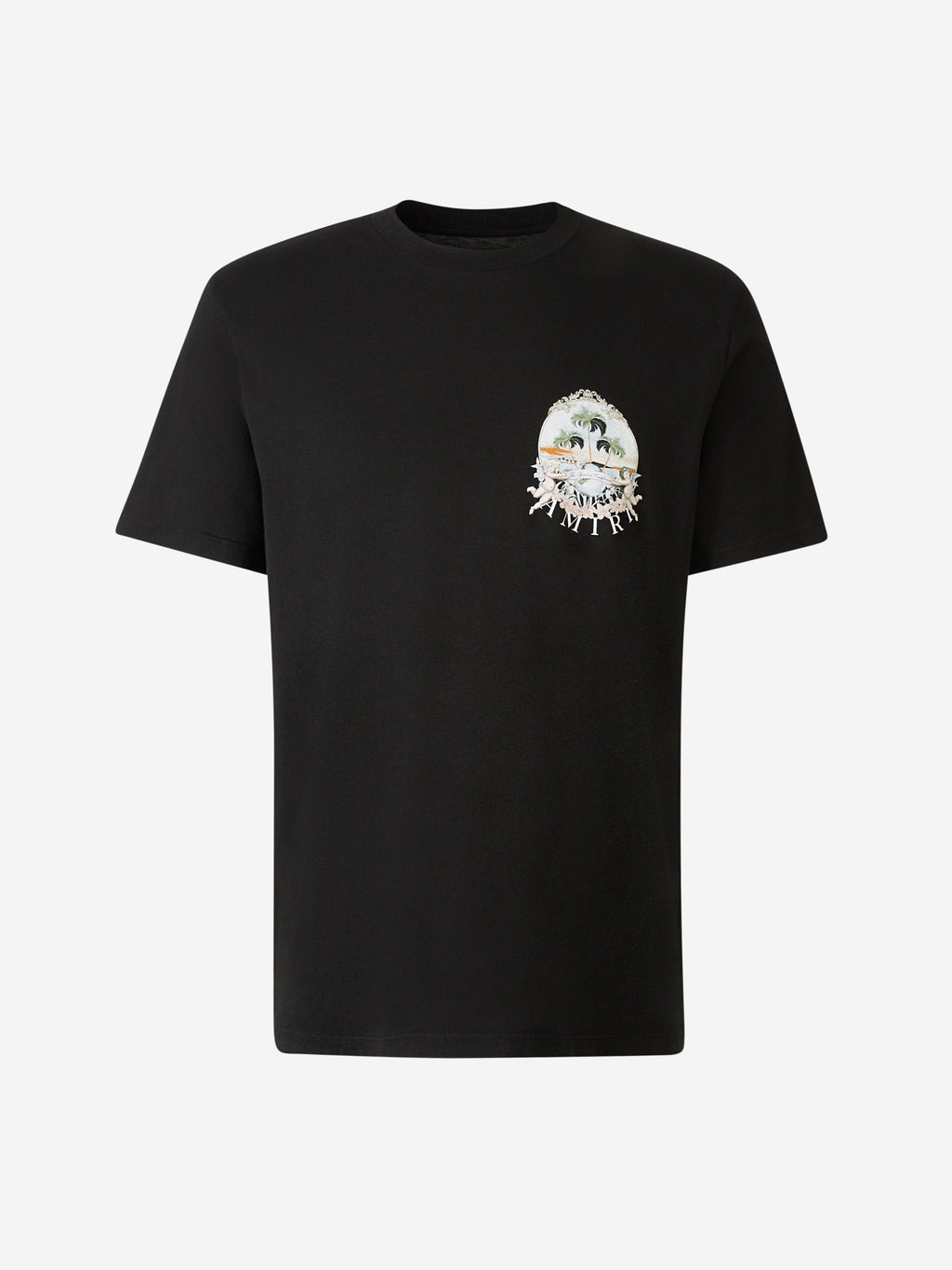 Printed Cotton T-Shirt Amiri оригінал – Купити в Україні – боковий вид
