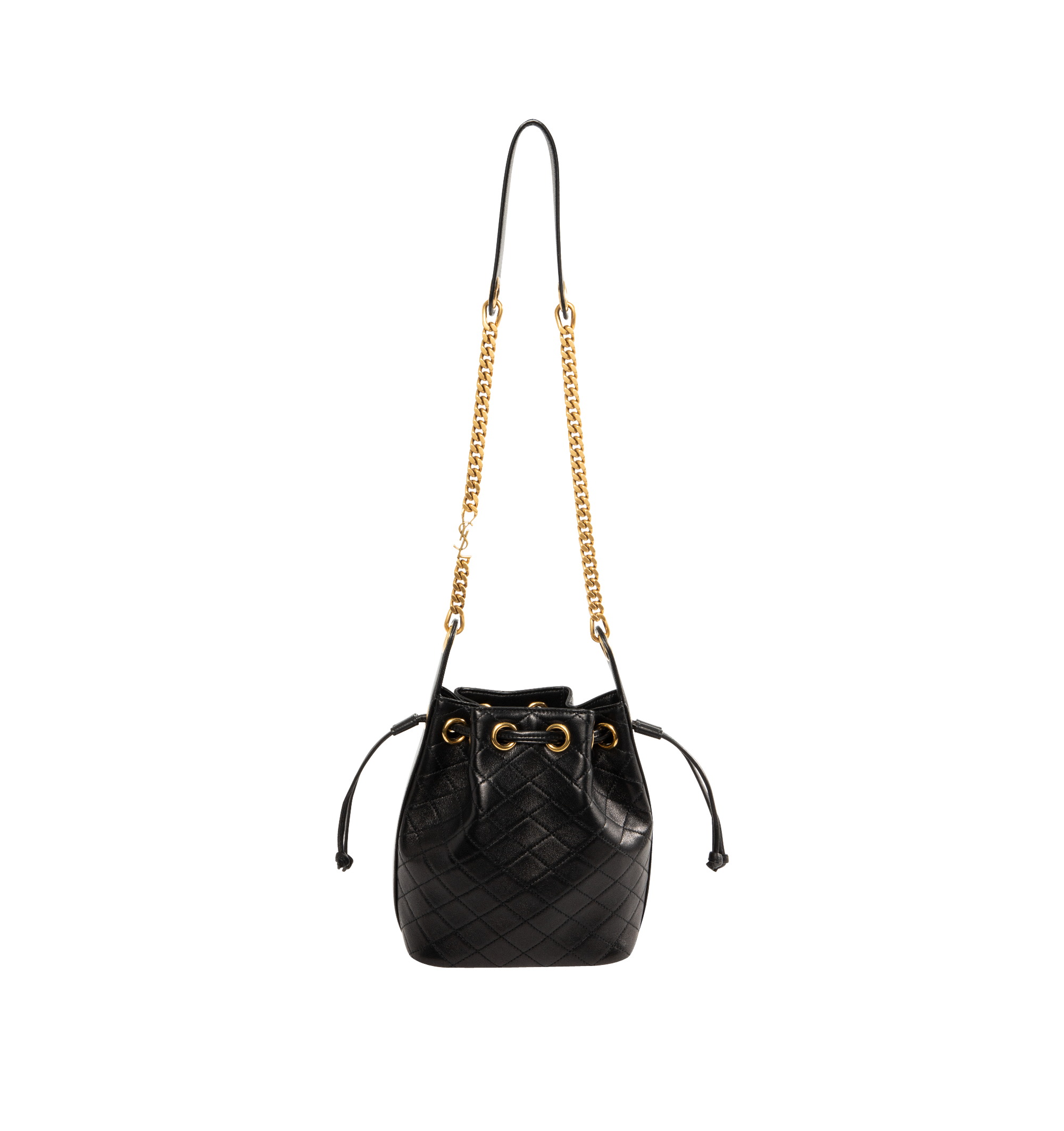Chain Bucket Bag Saint laurent – Гарантія оригінальності – боковий вид