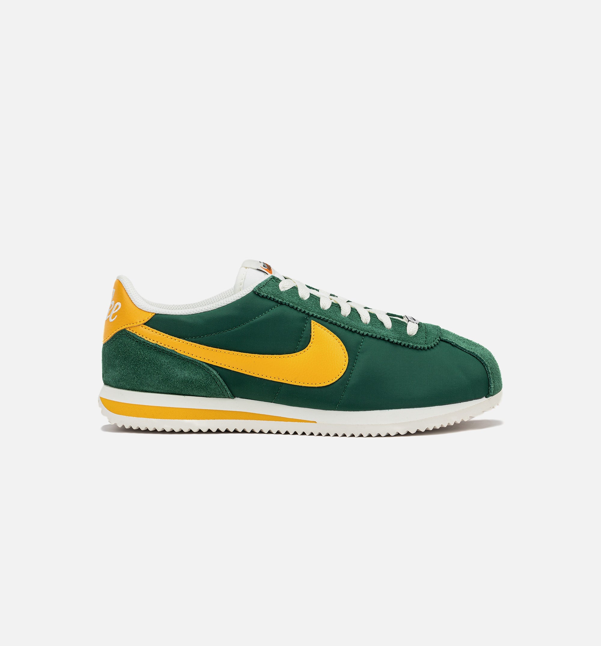 Cortez Gorge Green And Yellow Ochre Mens Lifestyle Shoe Nike – Гарантія оригінальності – боковий вид