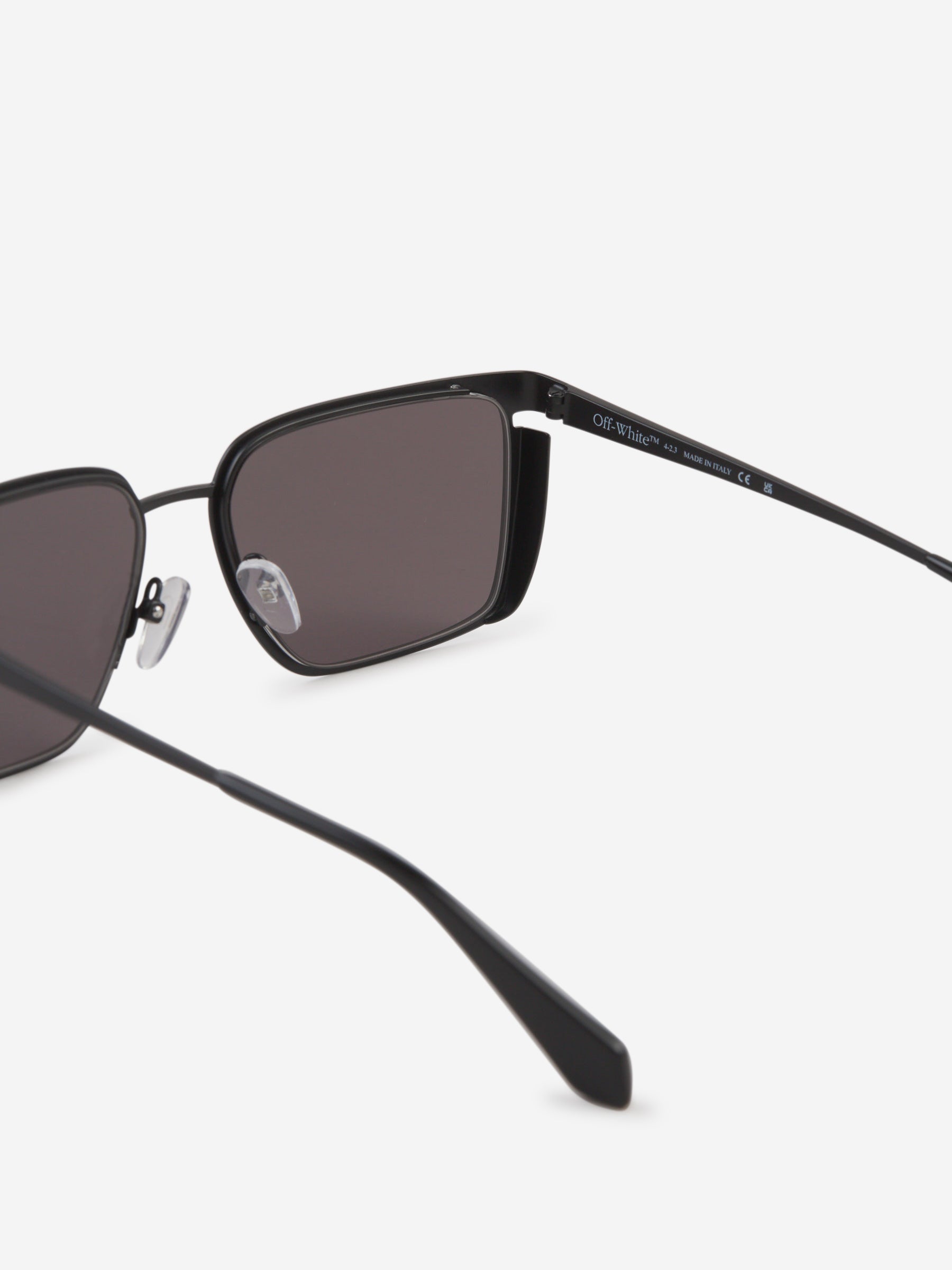 Rectangular Yoder Sunglasses Off-white – Гарантія оригінальності – збільшений вид