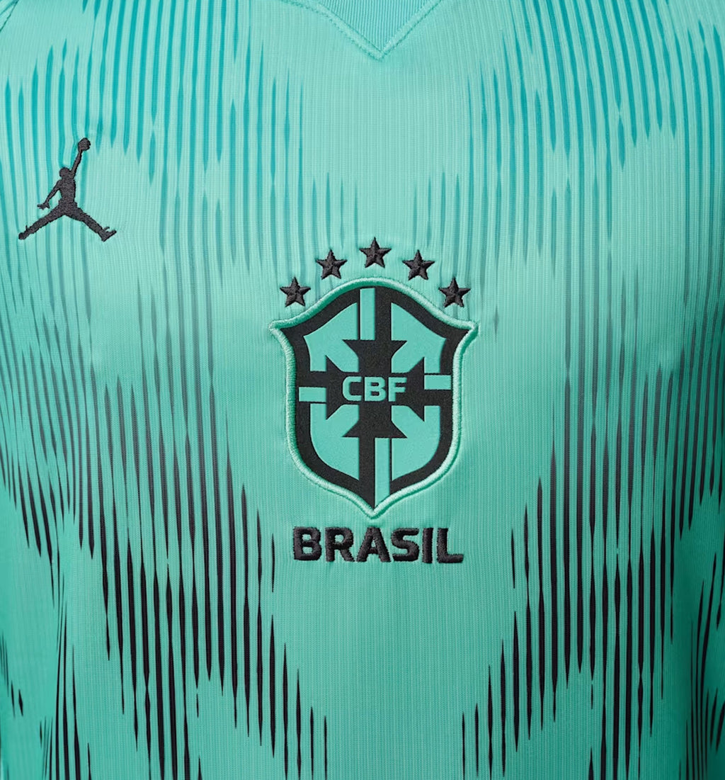 Оригінальна Brazil 2026 Stadium Goalkeeper Dri Fit Soccer Replica Mens Short Sleeve Shirt Nike – детальний вид