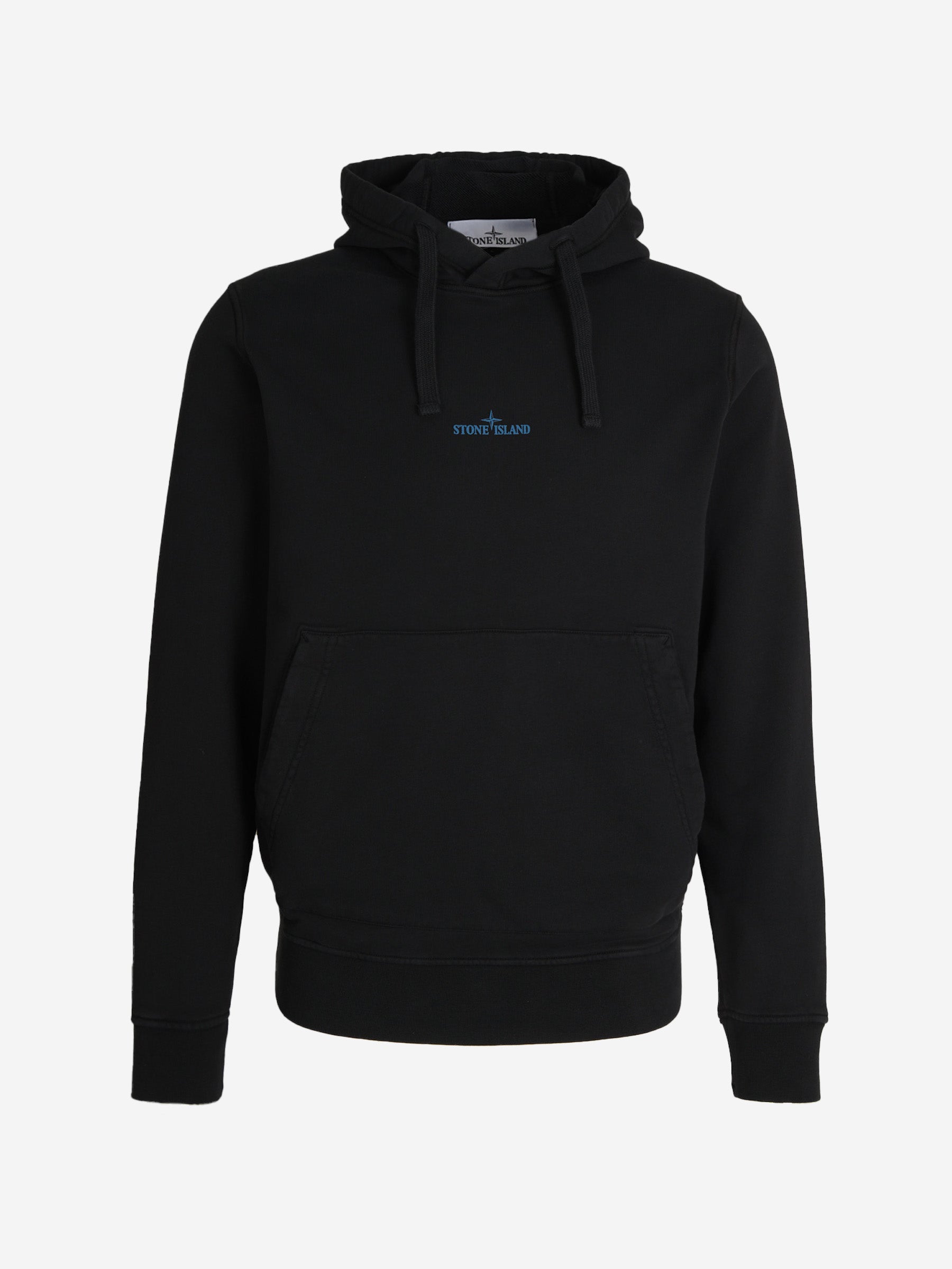 Cotton Logo Sweatshirt Stone island – Гарантія оригінальності – боковий вид - STONE ISLAND