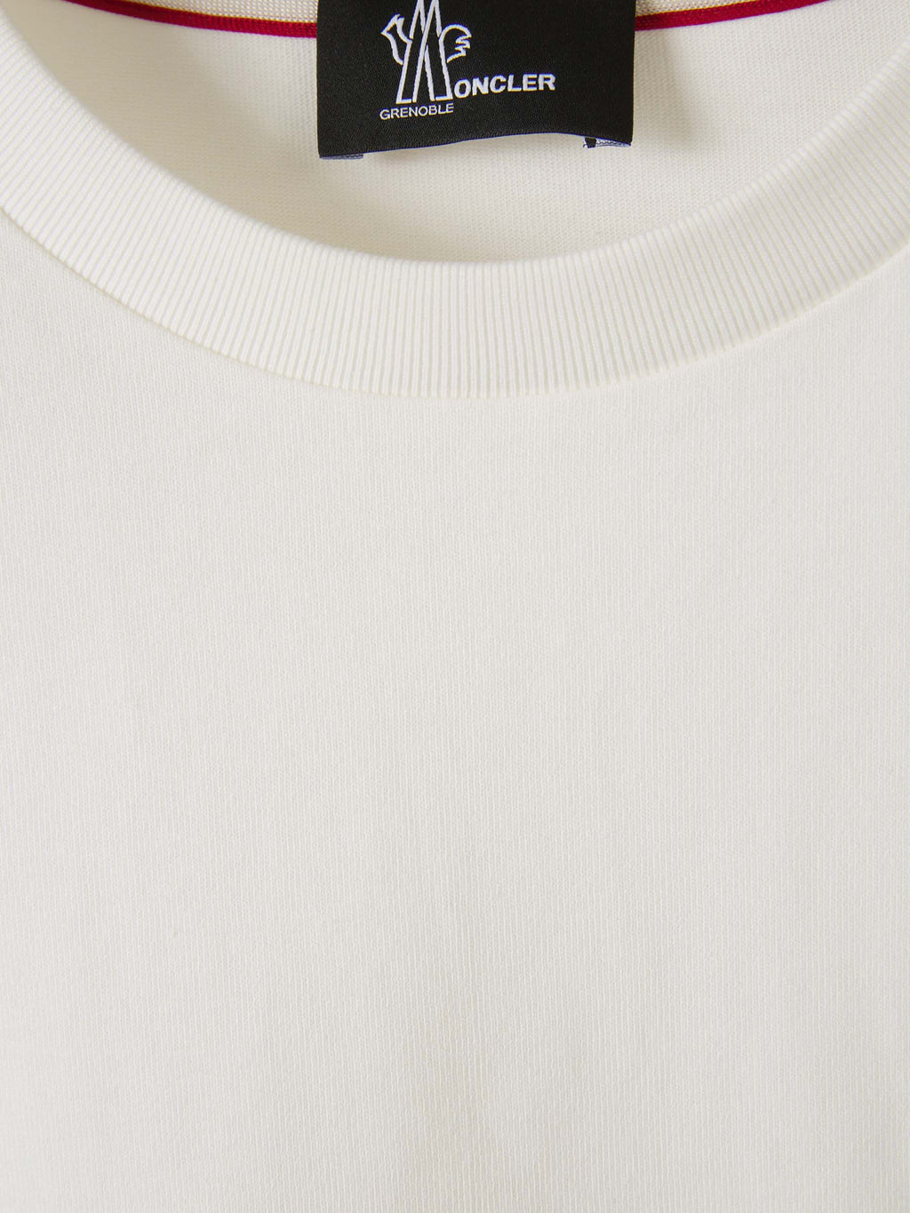 Printed Cotton T-Shirt Moncler – Гарантія оригінальності – детальний вид